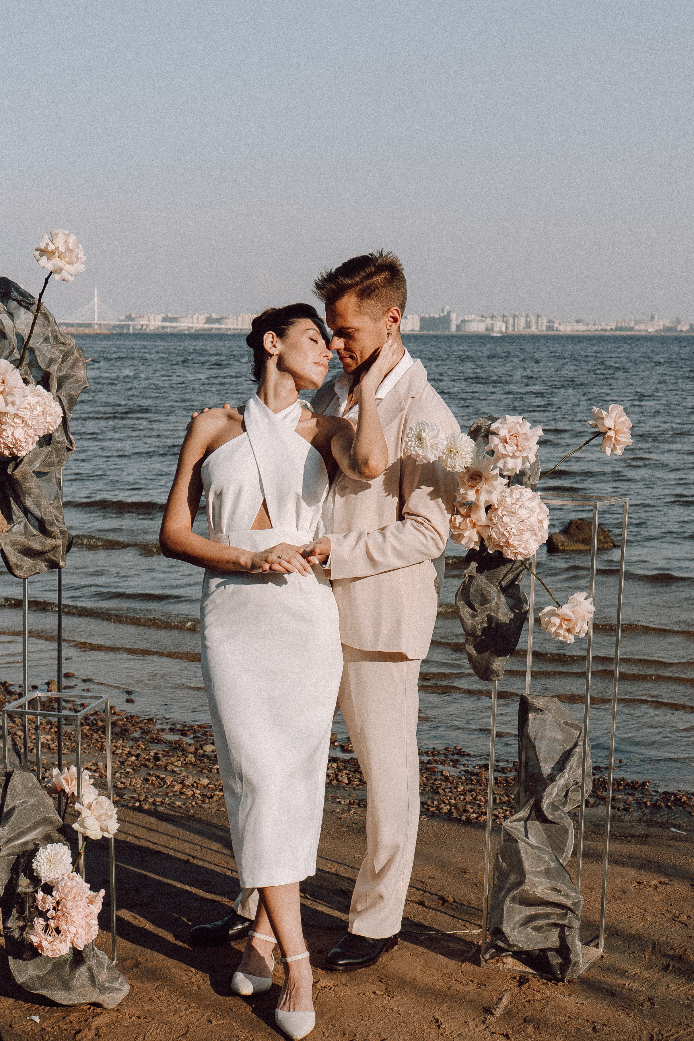СВАДЕБНАЯ ФОТОСЕССИЯ ВЫЕЗДНОЙ ЦЕРЕМОНИИ (ФИНСКИЙ ЗАЛИВ). Профессиональный фотограф, Санкт-Петербург — Виктория Богомолова
