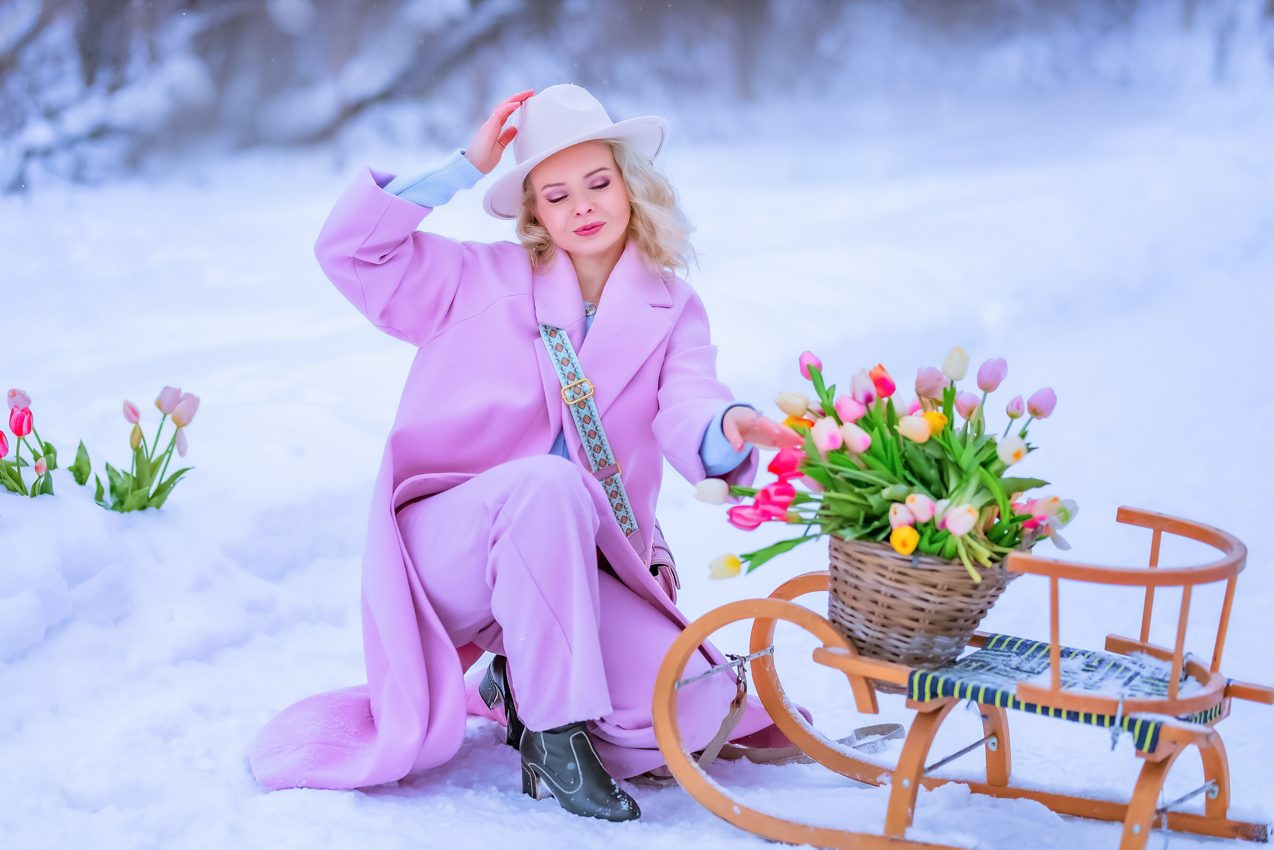 Фотопроект женский «Весна в городе». Фотограф Алина Лебедь