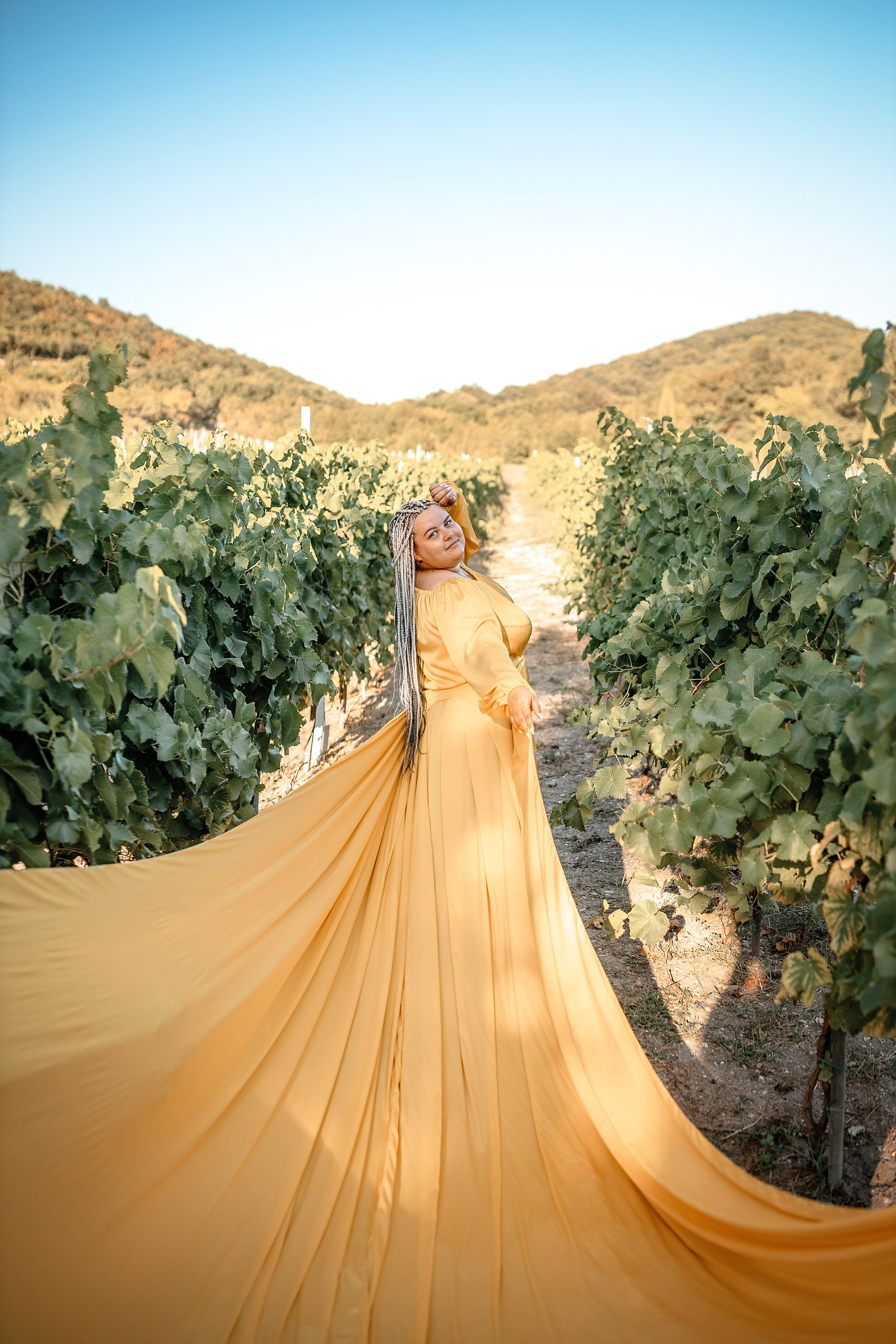 Летящие платья. Художественный фотограф Анапа Александра Долбикова