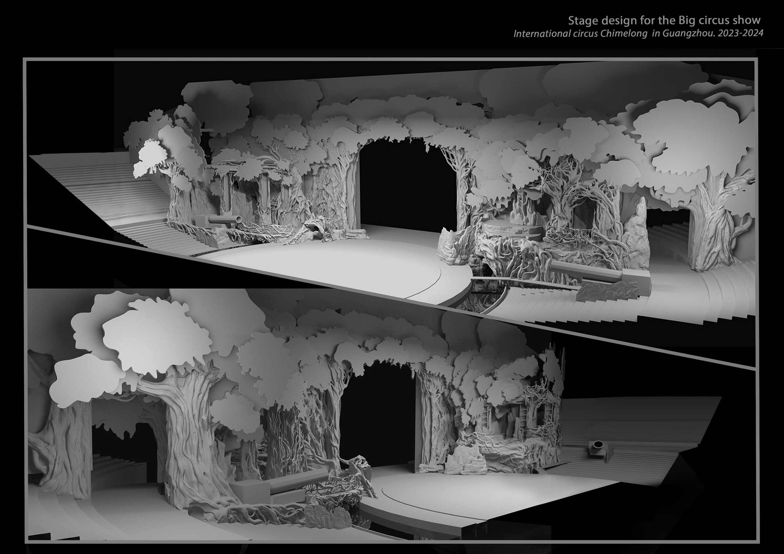 STAGE DESIGN. Munina Dina. Set design portfolio