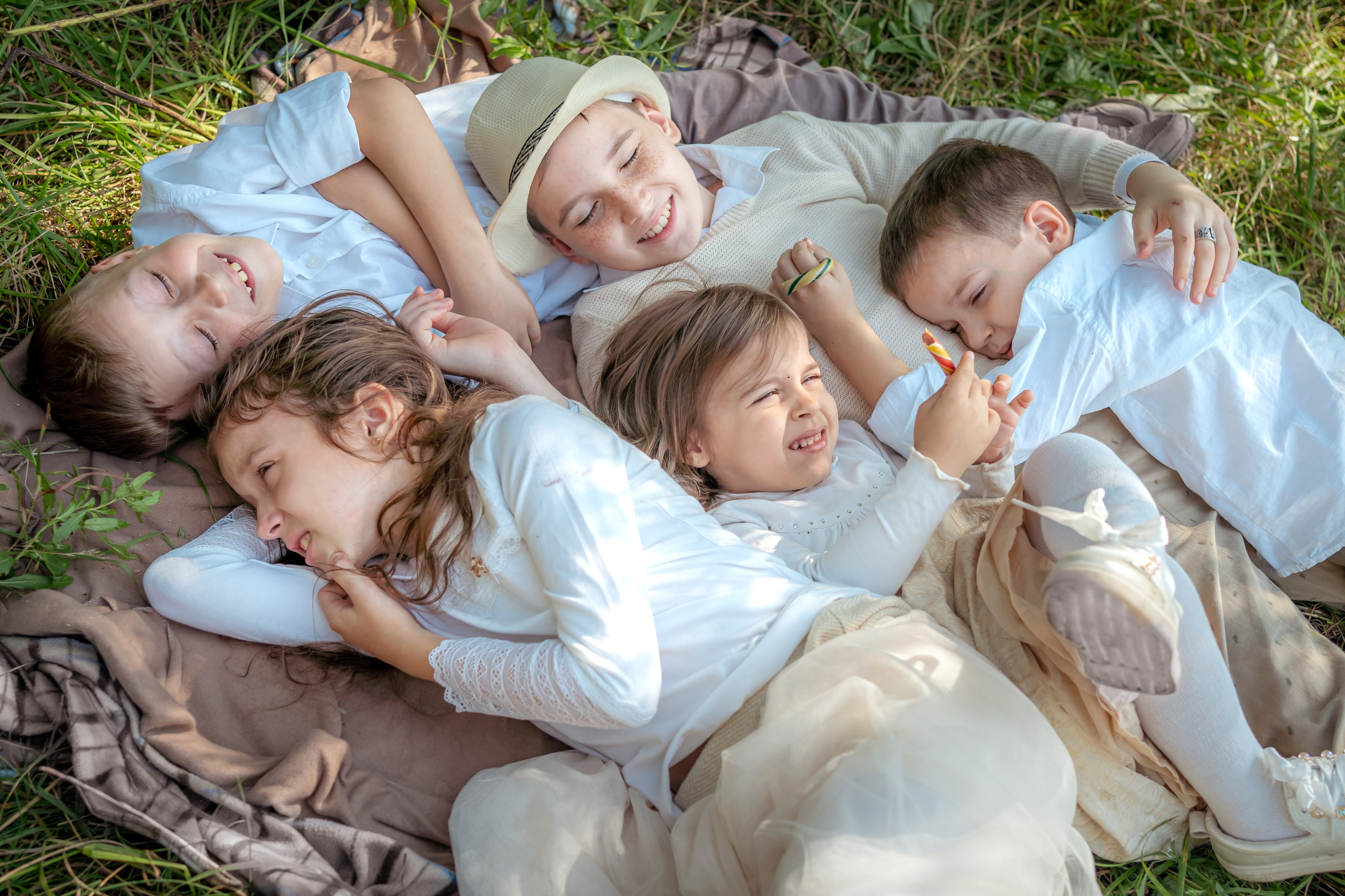 Екатерина с детьми. Семейный фотограф Варвара Сорока в городе Москве