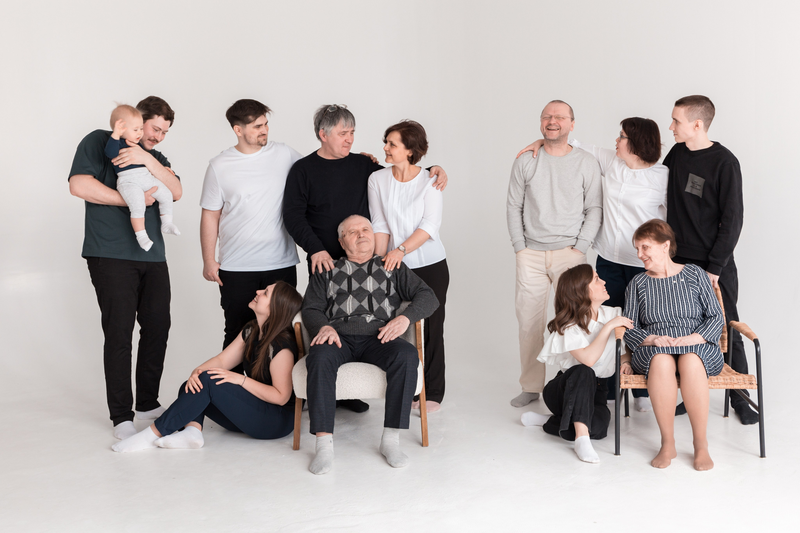 Семейная студийная съемка. Семейный и детский фотограф в Перми Ксения Масленникова