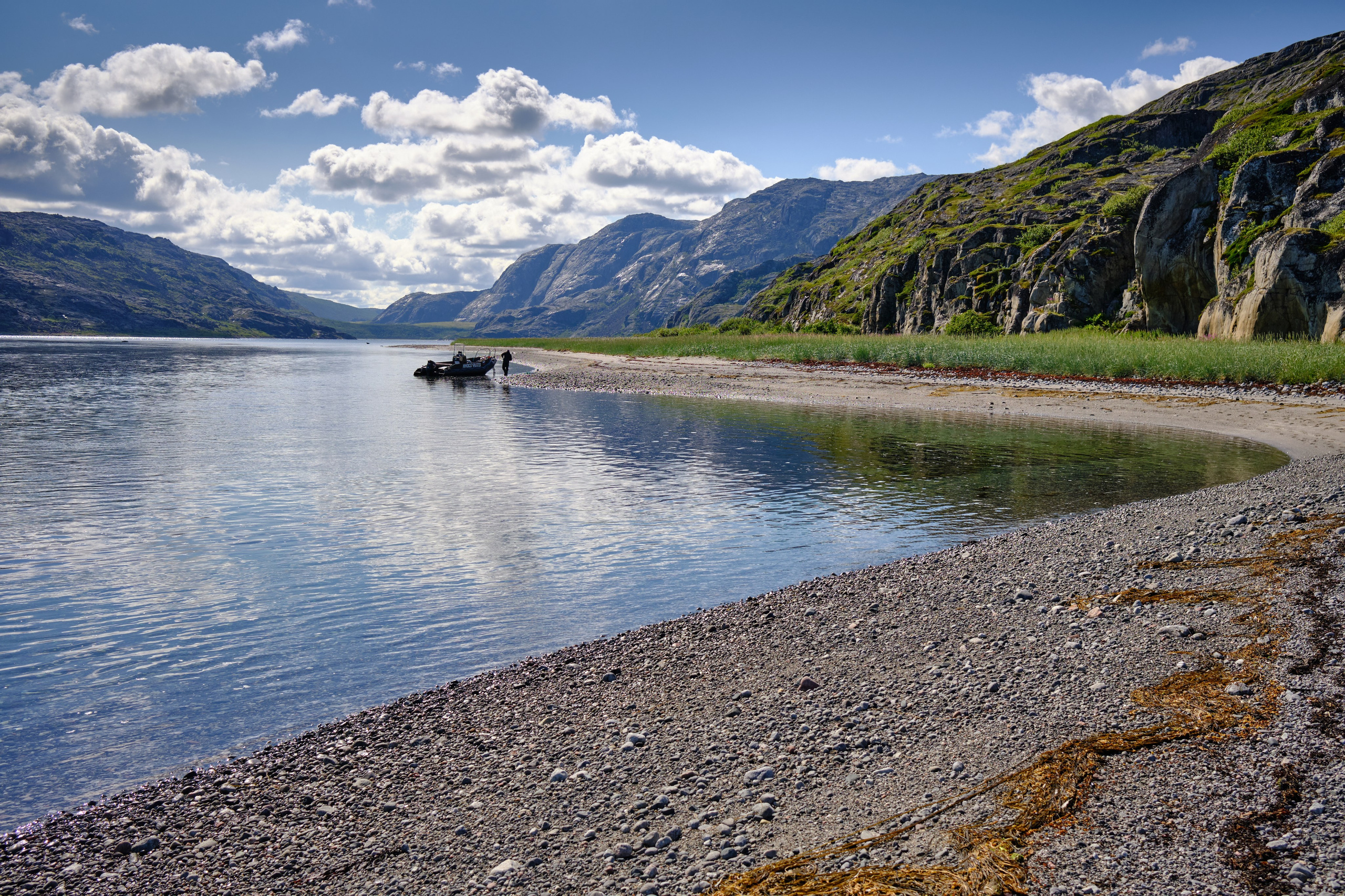 Фиорд Долгая щель. Пейзажи Крайнего Севера. Баренцево море, Рыбачий, Средний, Немецкий