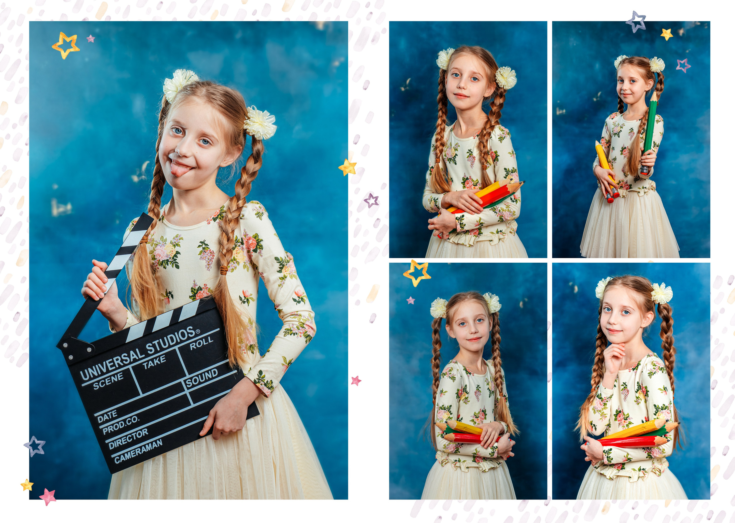 Портреты в дестком саду