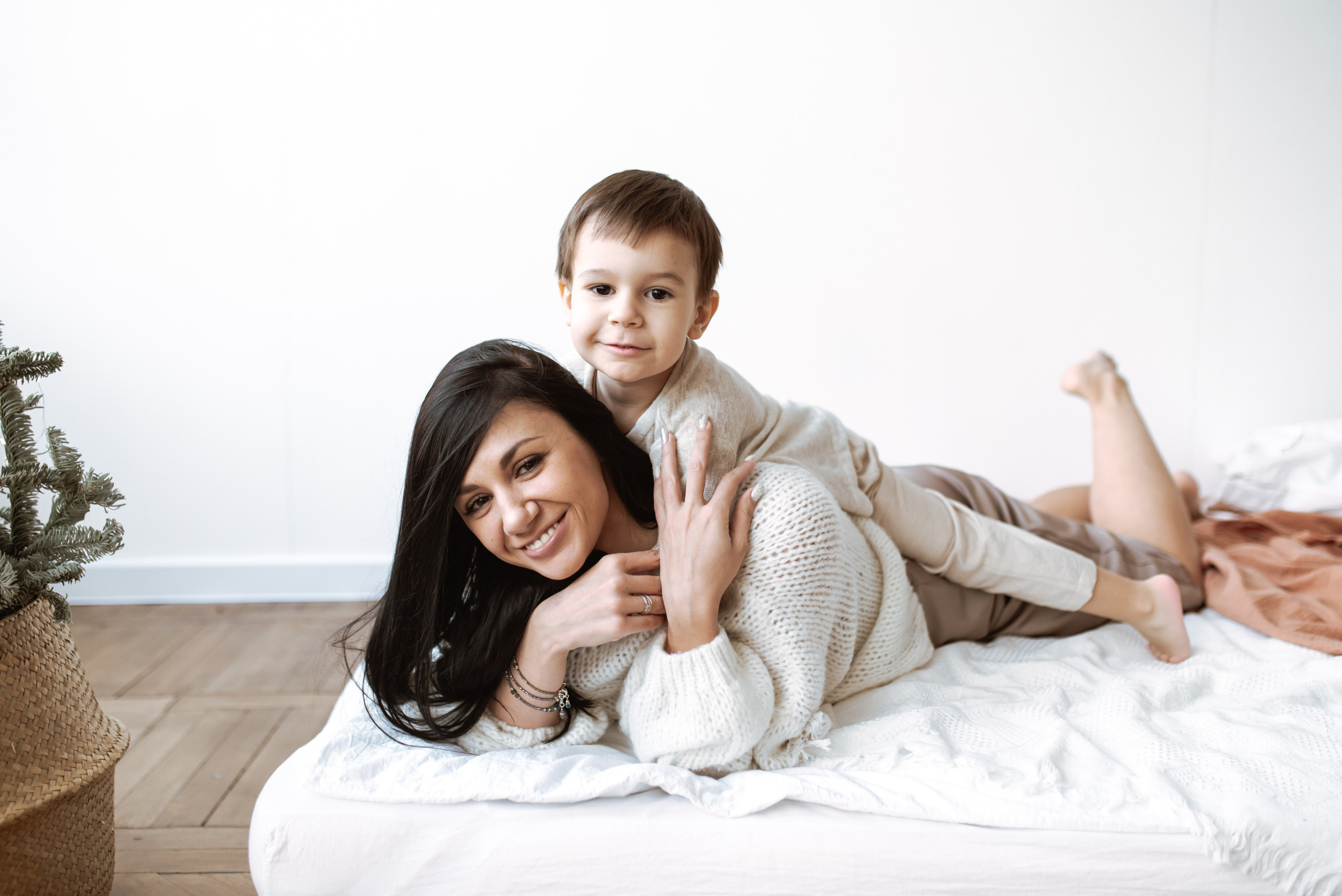 Зимняя студийная. Фотограф Рязань. Семейный Свадебный фотограф