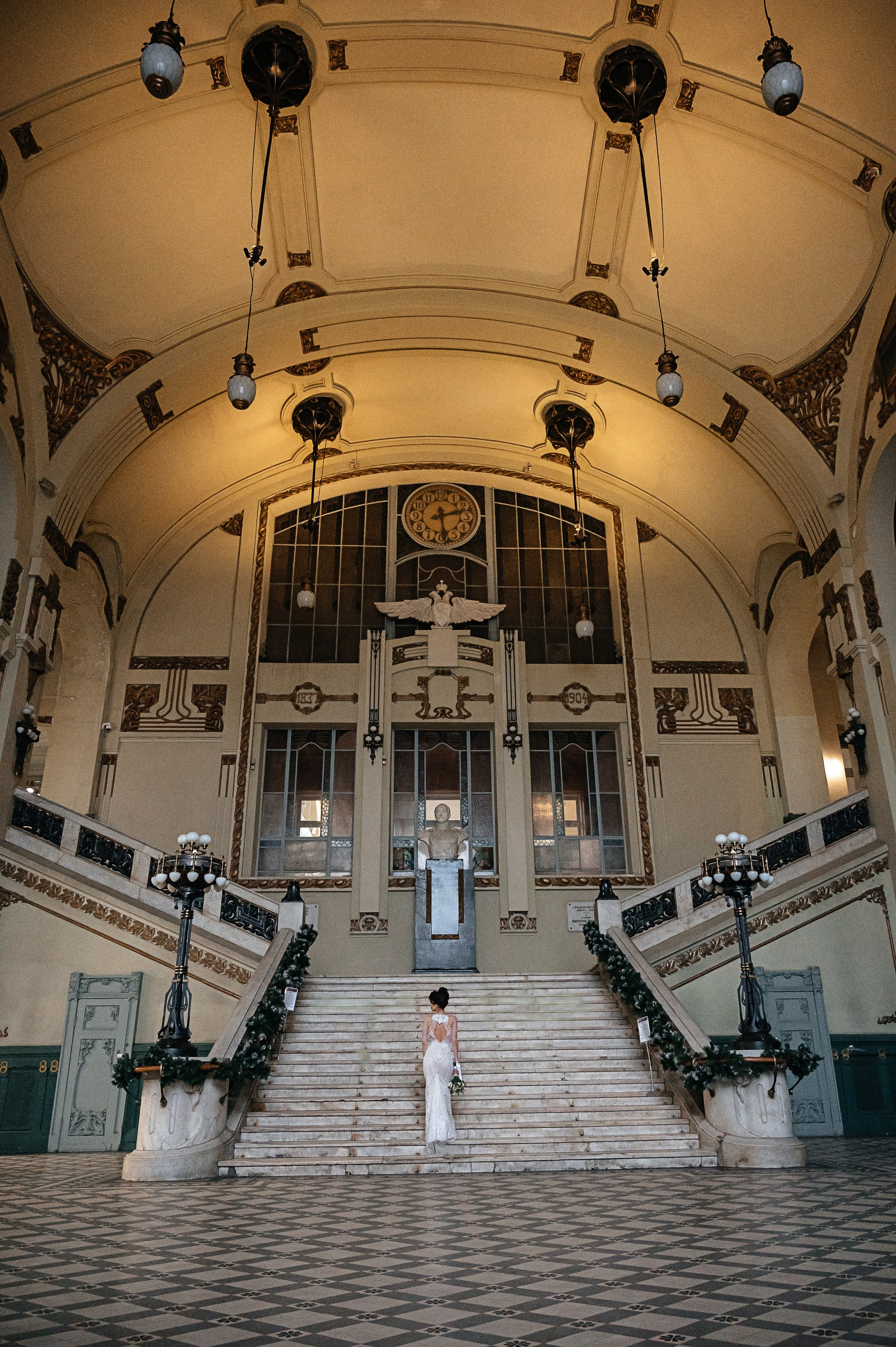 Свадебная фотосессия на Витебском вокзале