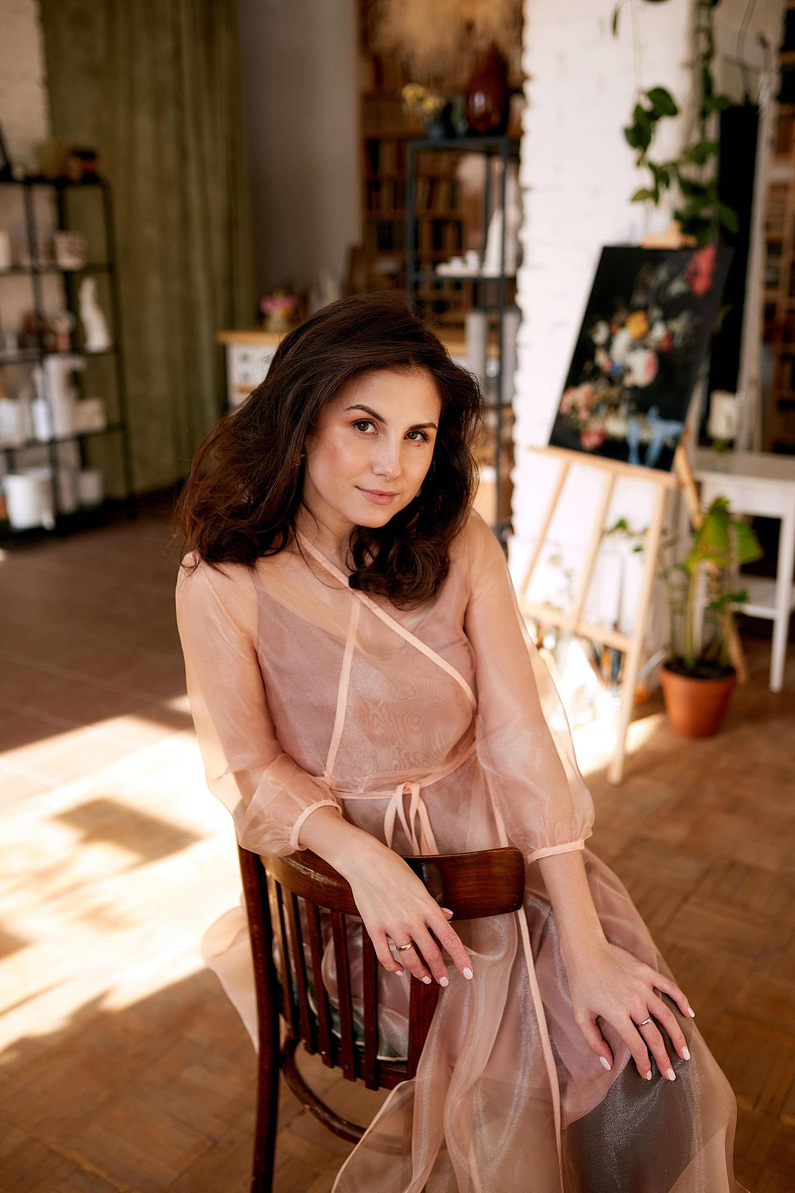 В цветочном магазине. Имидж-стилист, преображения в Барнауле Ротфус Наталья