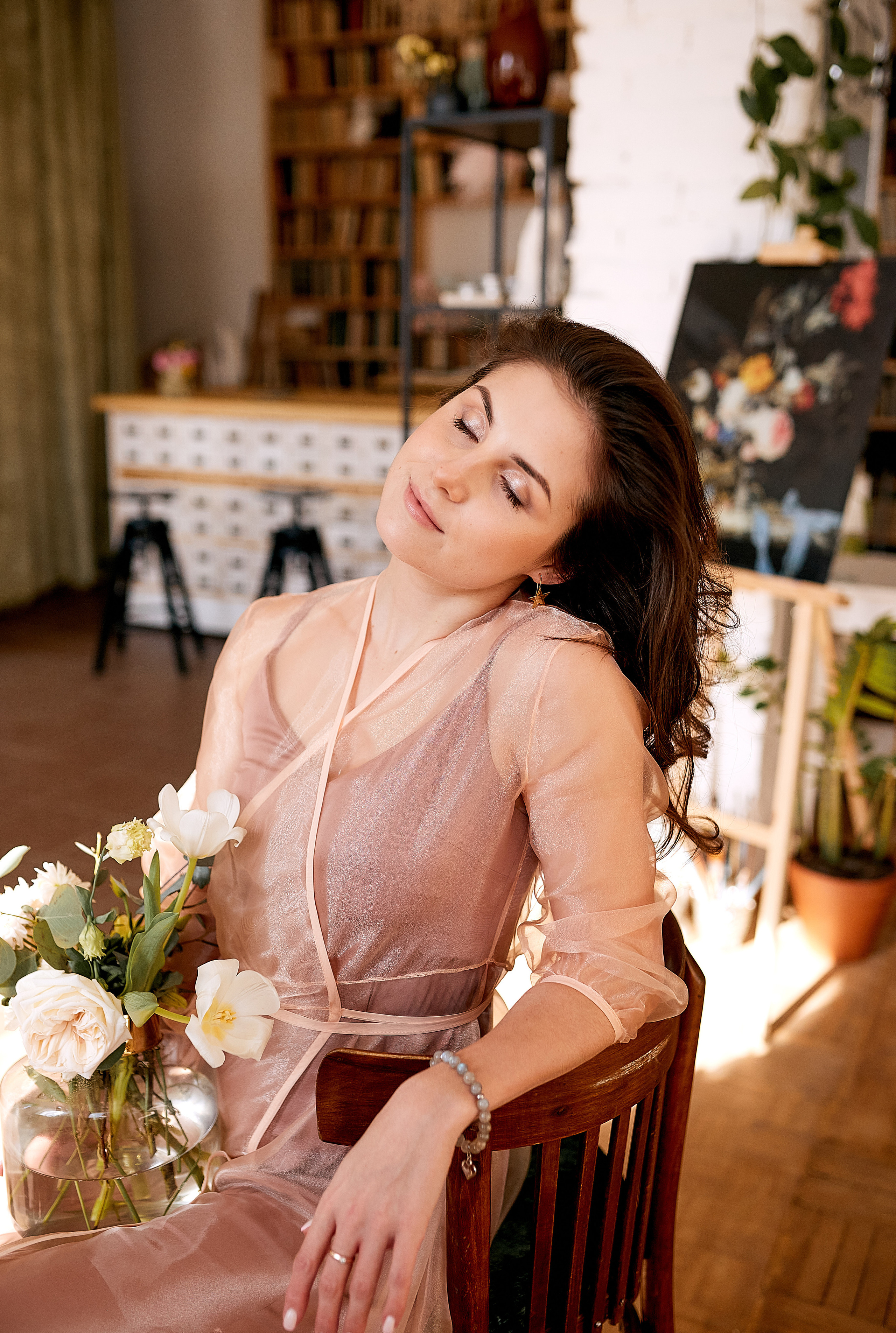 В цветочном магазине. Имидж-стилист, преображения в Барнауле Ротфус Наталья