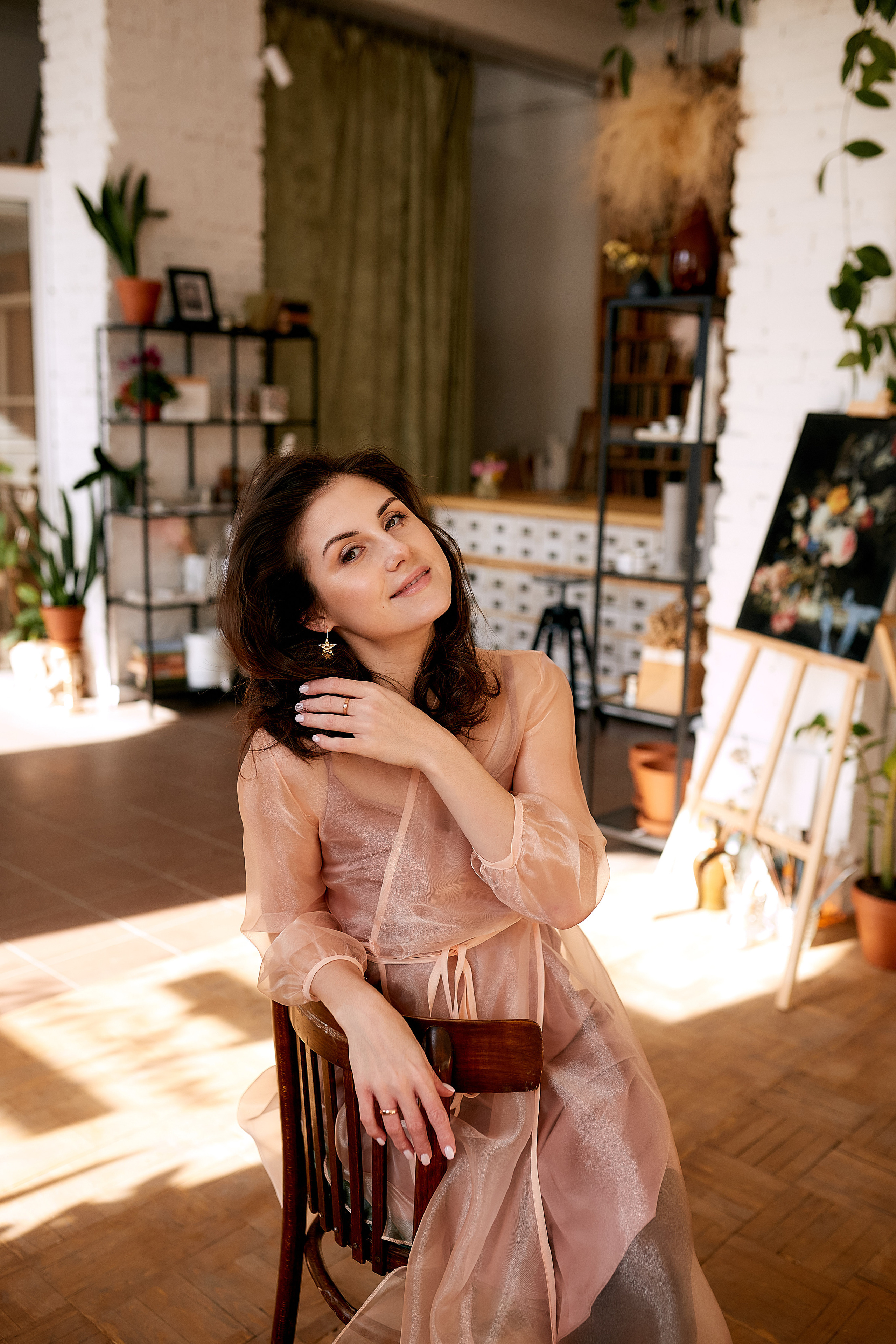 В цветочном магазине. Имидж-стилист, преображения в Барнауле Ротфус Наталья