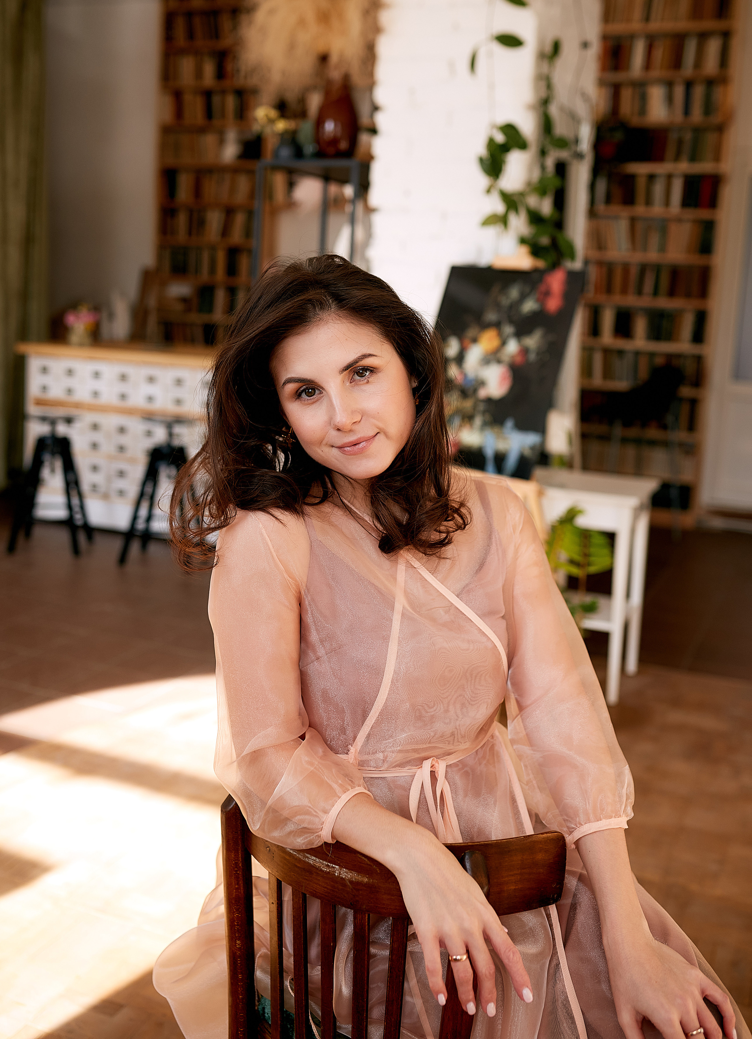 В цветочном магазине. Имидж-стилист, преображения в Барнауле Ротфус Наталья