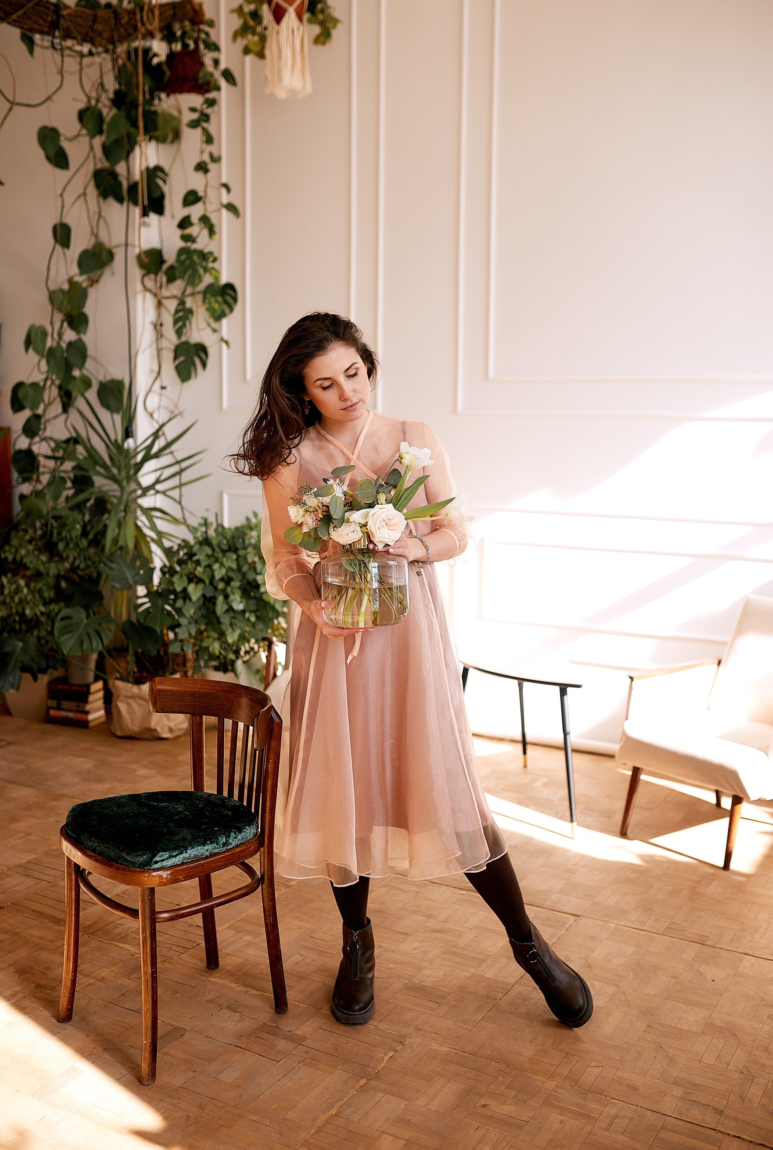 В цветочном магазине. Имидж-стилист, преображения в Барнауле Ротфус Наталья