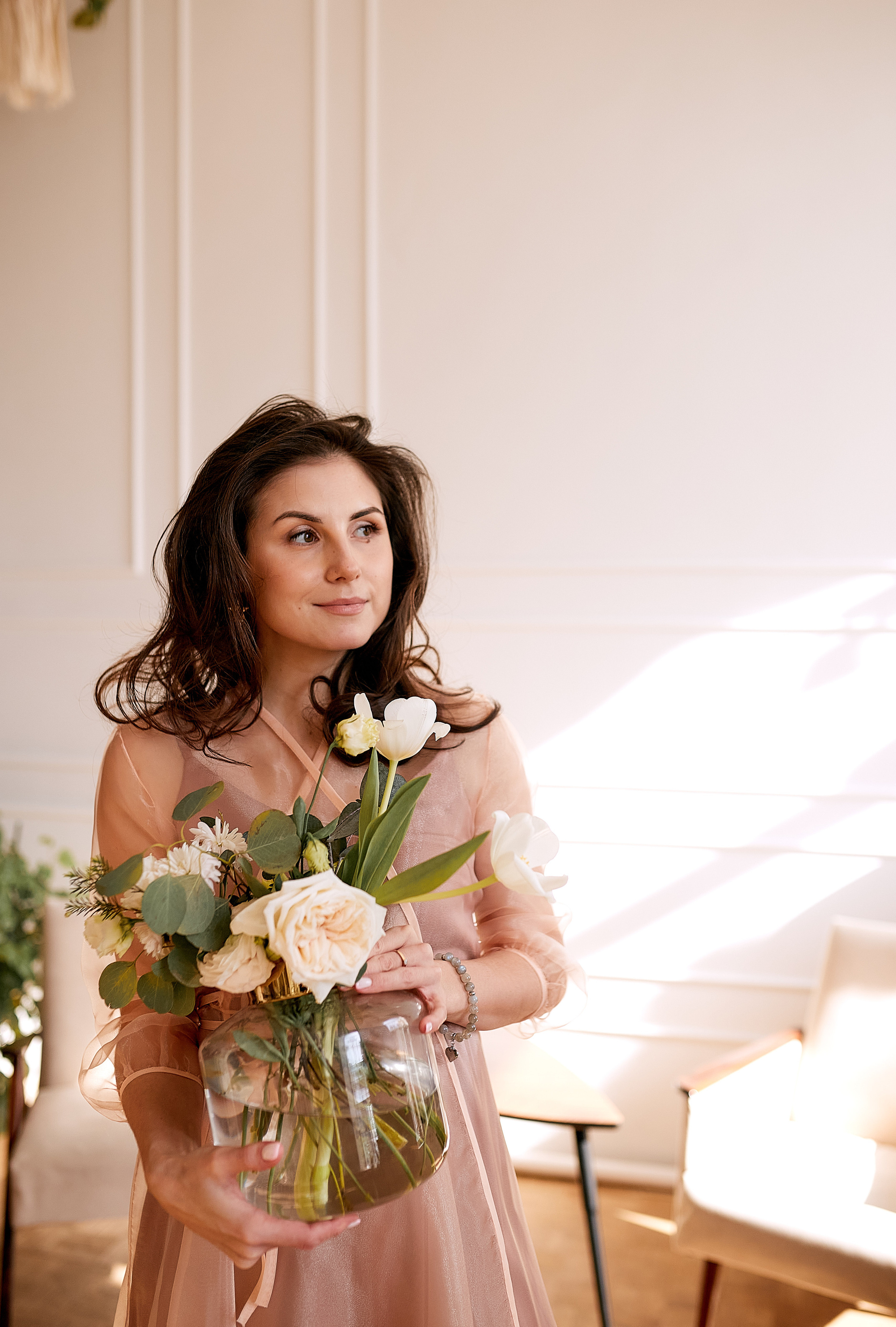 В цветочном магазине. Имидж-стилист, преображения в Барнауле Ротфус Наталья