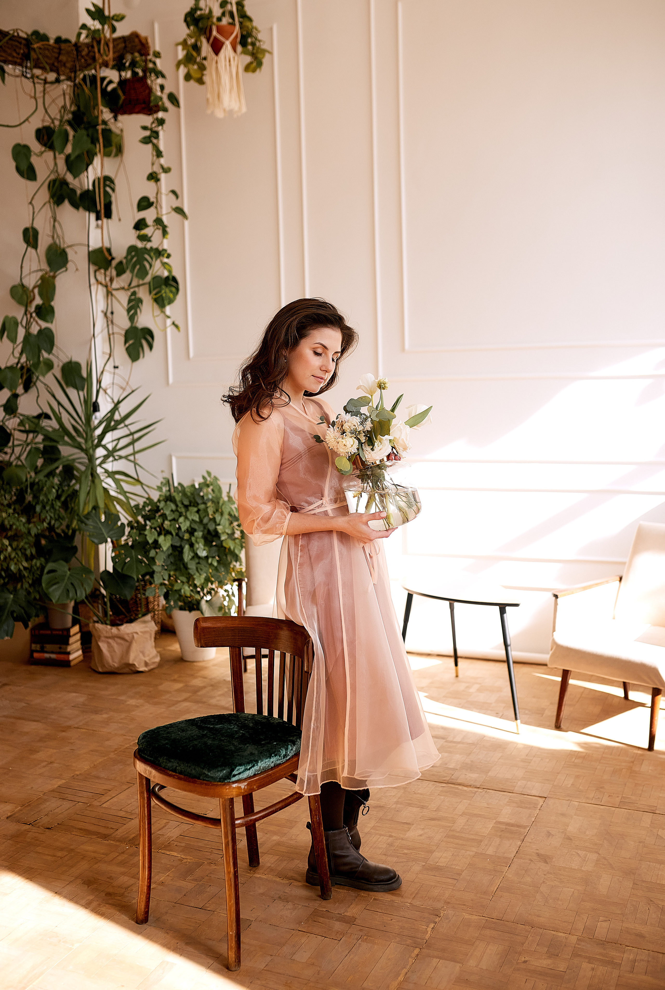 В цветочном магазине. Имидж-стилист, преображения в Барнауле Ротфус Наталья