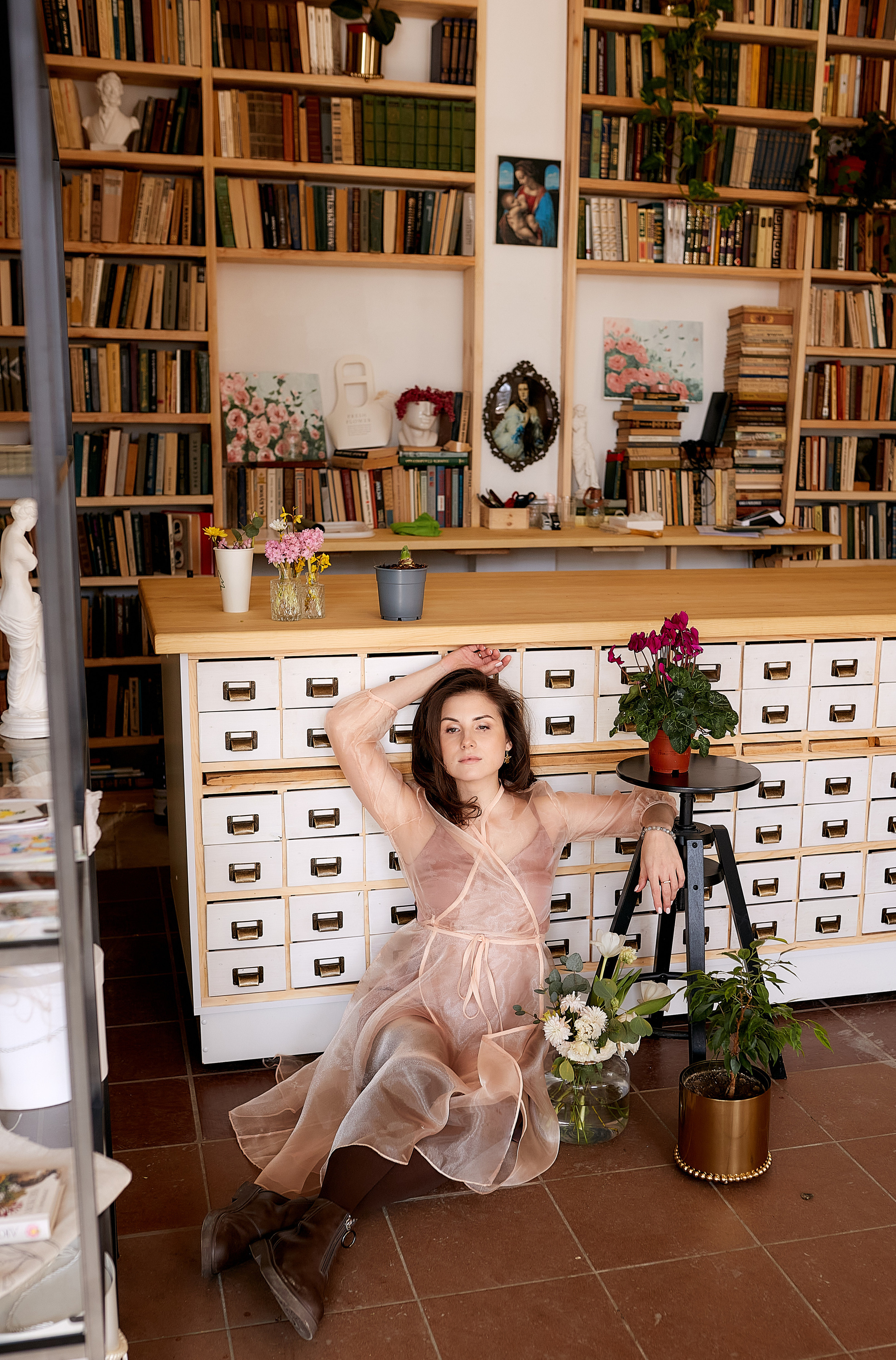 В цветочном магазине. Имидж-стилист, преображения в Барнауле Ротфус Наталья