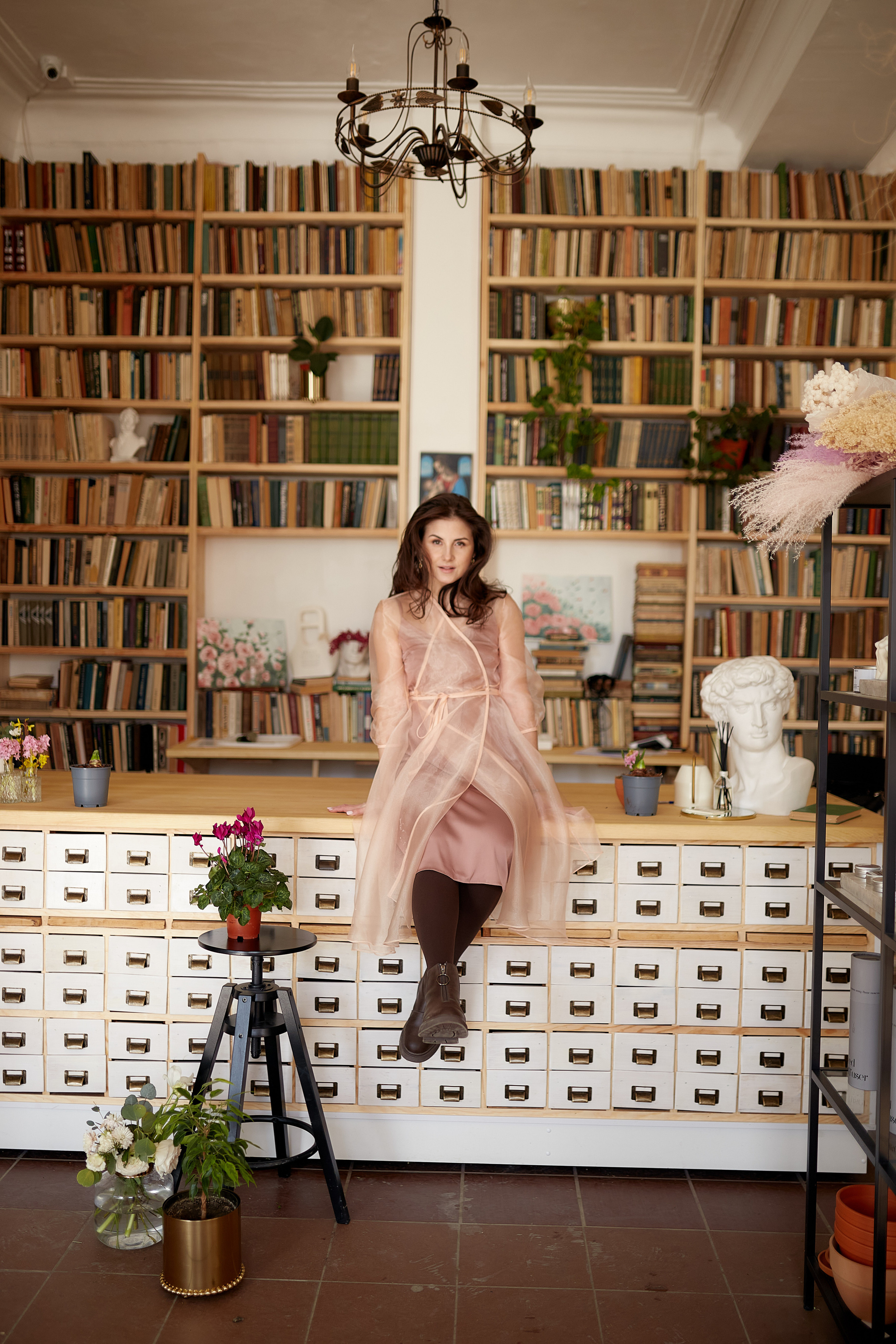 В цветочном магазине. Имидж-стилист, преображения в Барнауле Ротфус Наталья