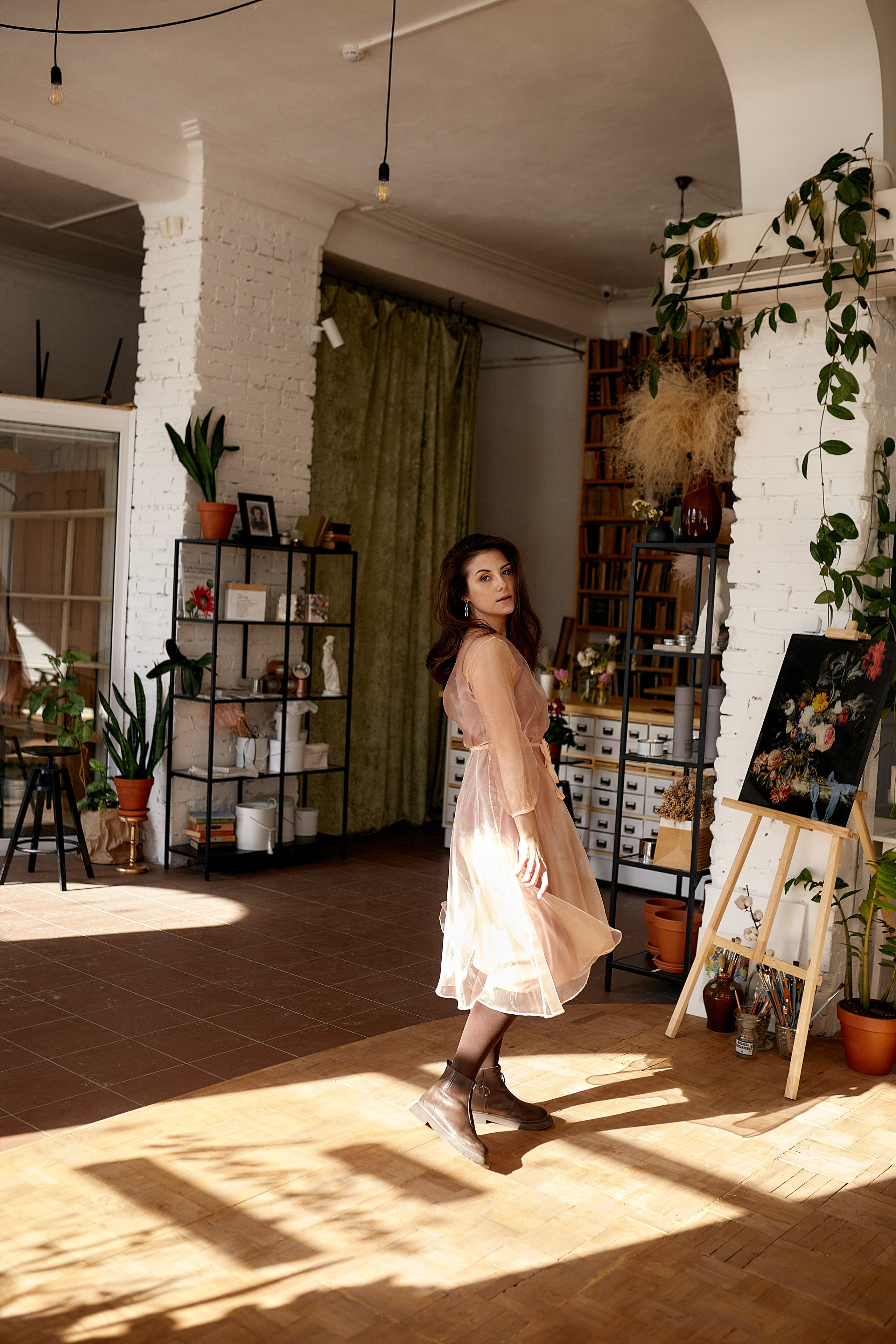 В цветочном магазине. Имидж-стилист, преображения в Барнауле Ротфус Наталья