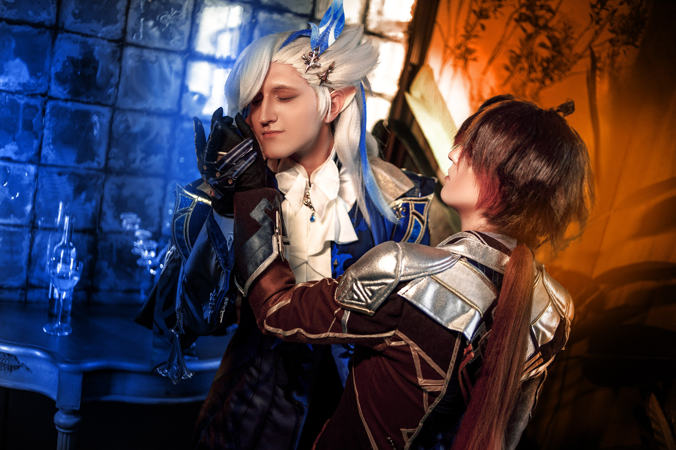 GENSHIN IMPACT: Zhougli & Neuvillette. Polaroud love