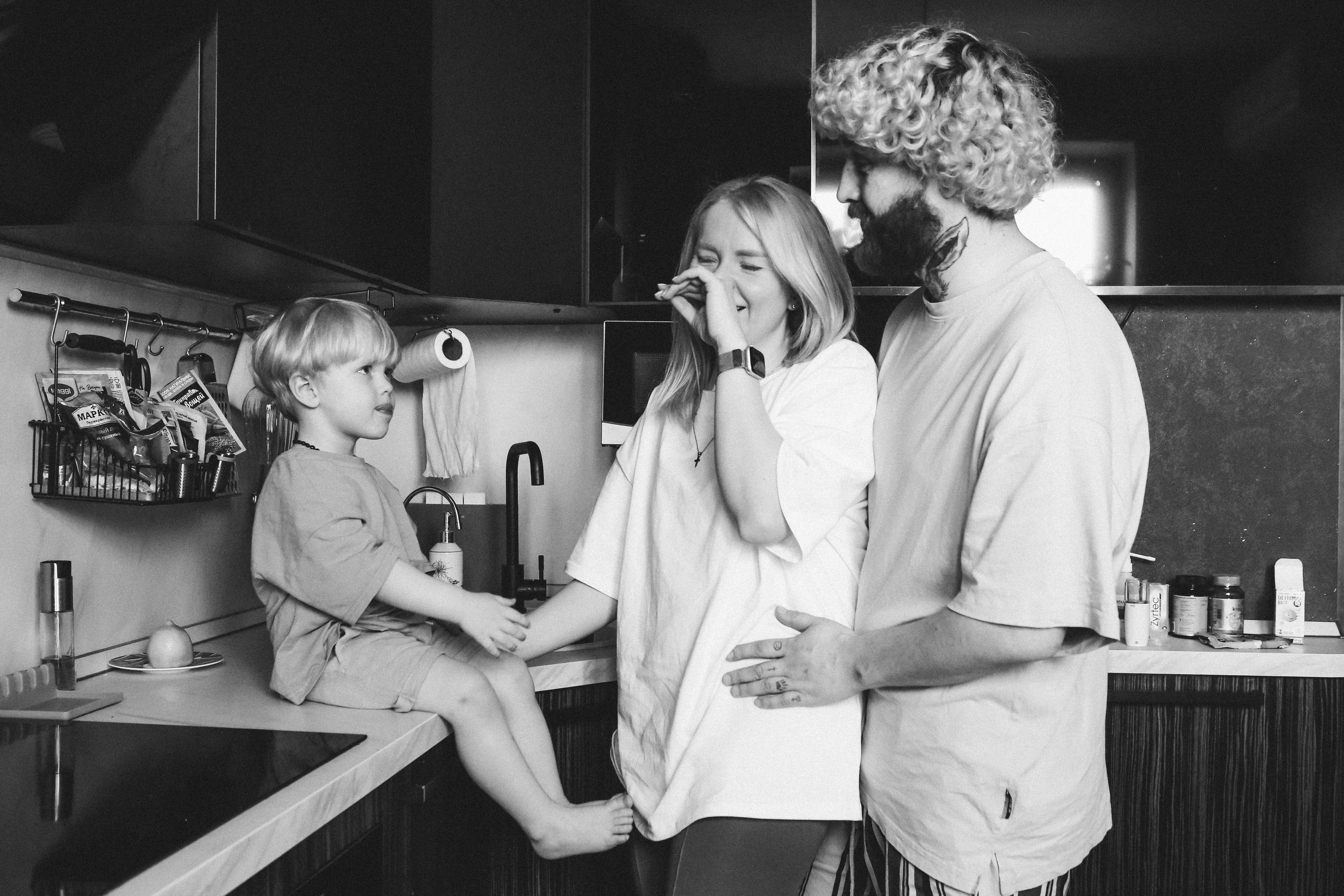 Олег, Катерина и Олег. Семейный и детский фотограф в Москве Александра Мак