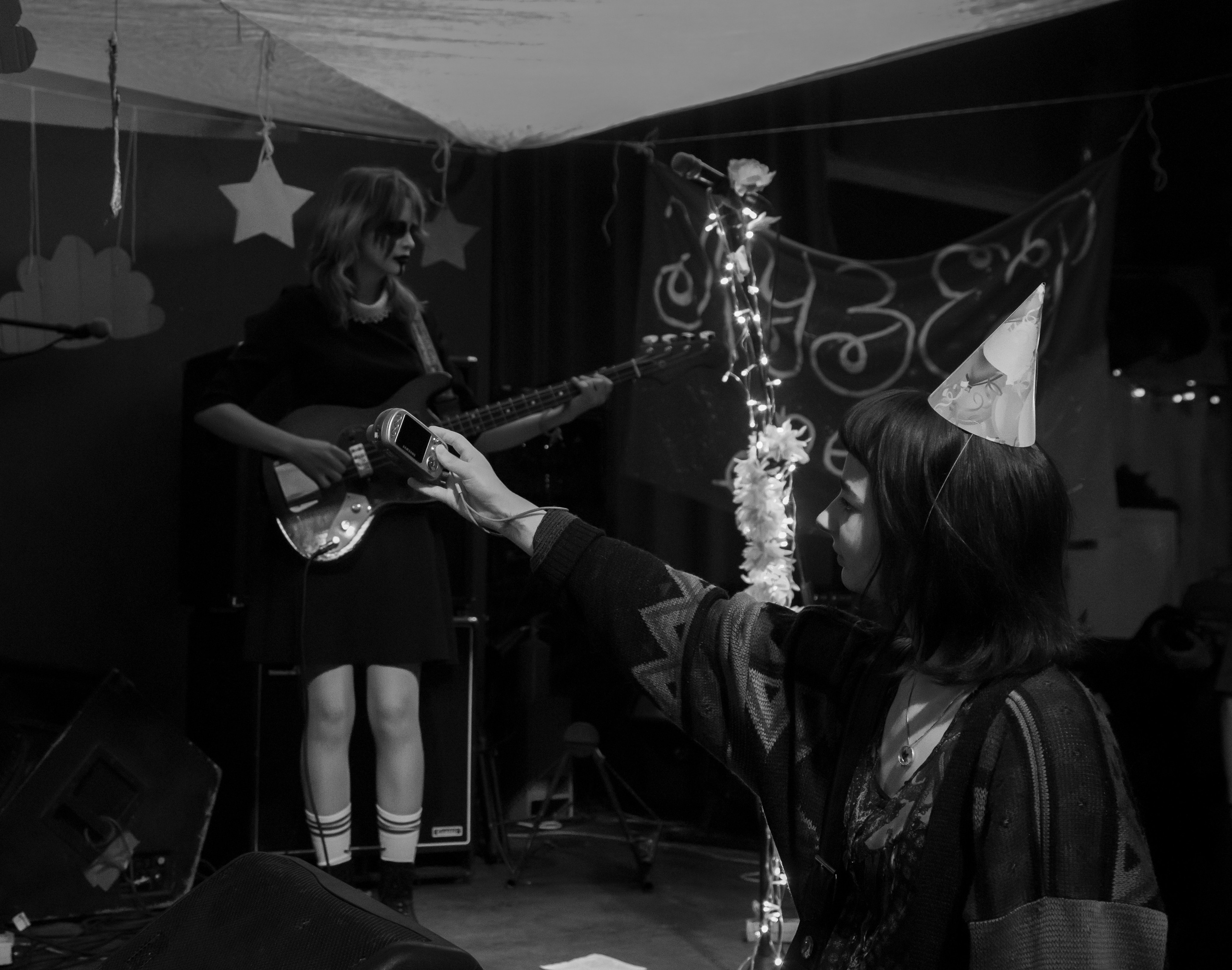 Муз. группа «Кабельщик». Сандра Ковалева | ЧБ фотограф