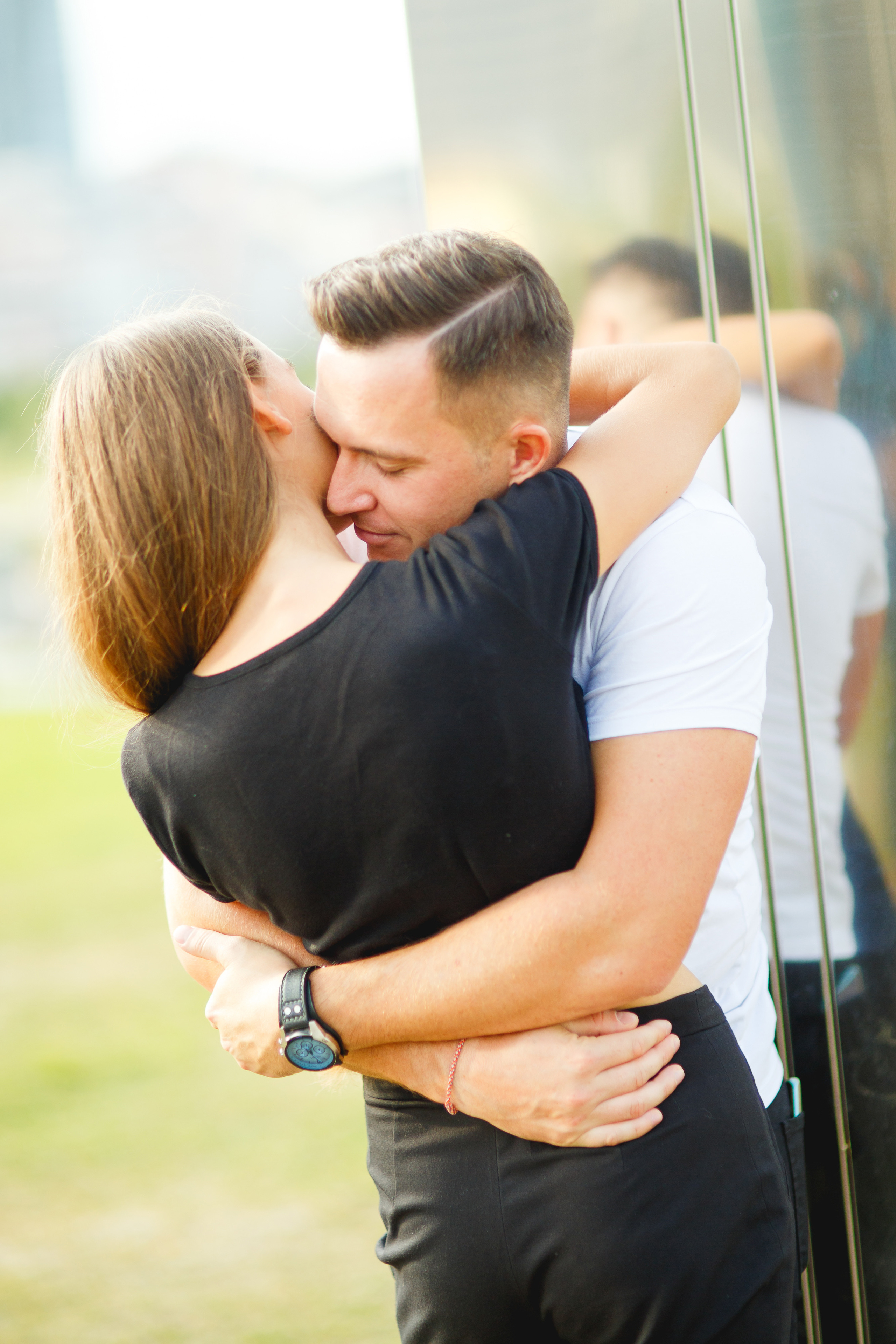 Love-Story Александра и Павел съемка на Ходынском Поле. Фотограф Иван Недорез