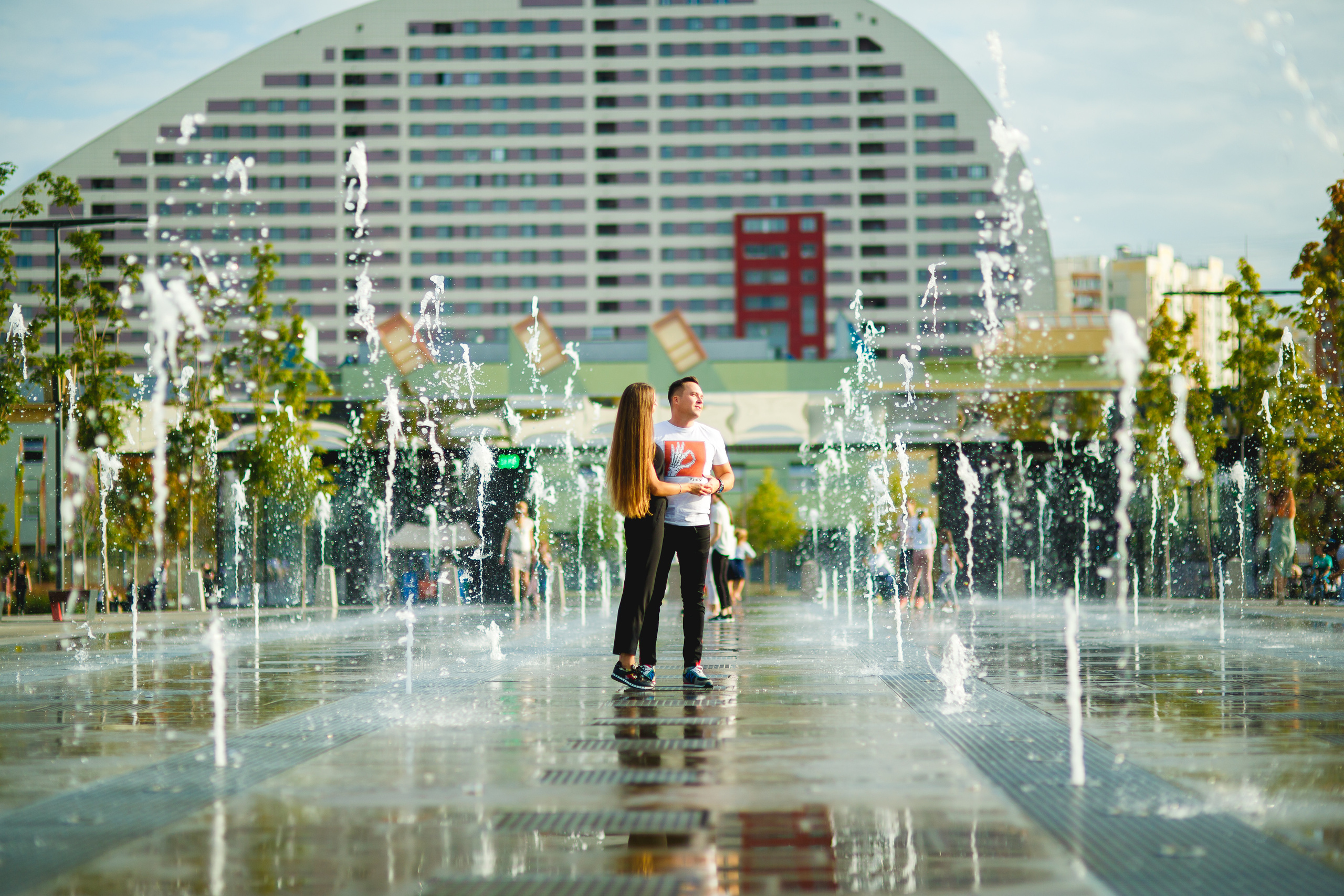 Love-Story Александра и Павел съемка на Ходынском Поле. Фотограф Иван Недорез