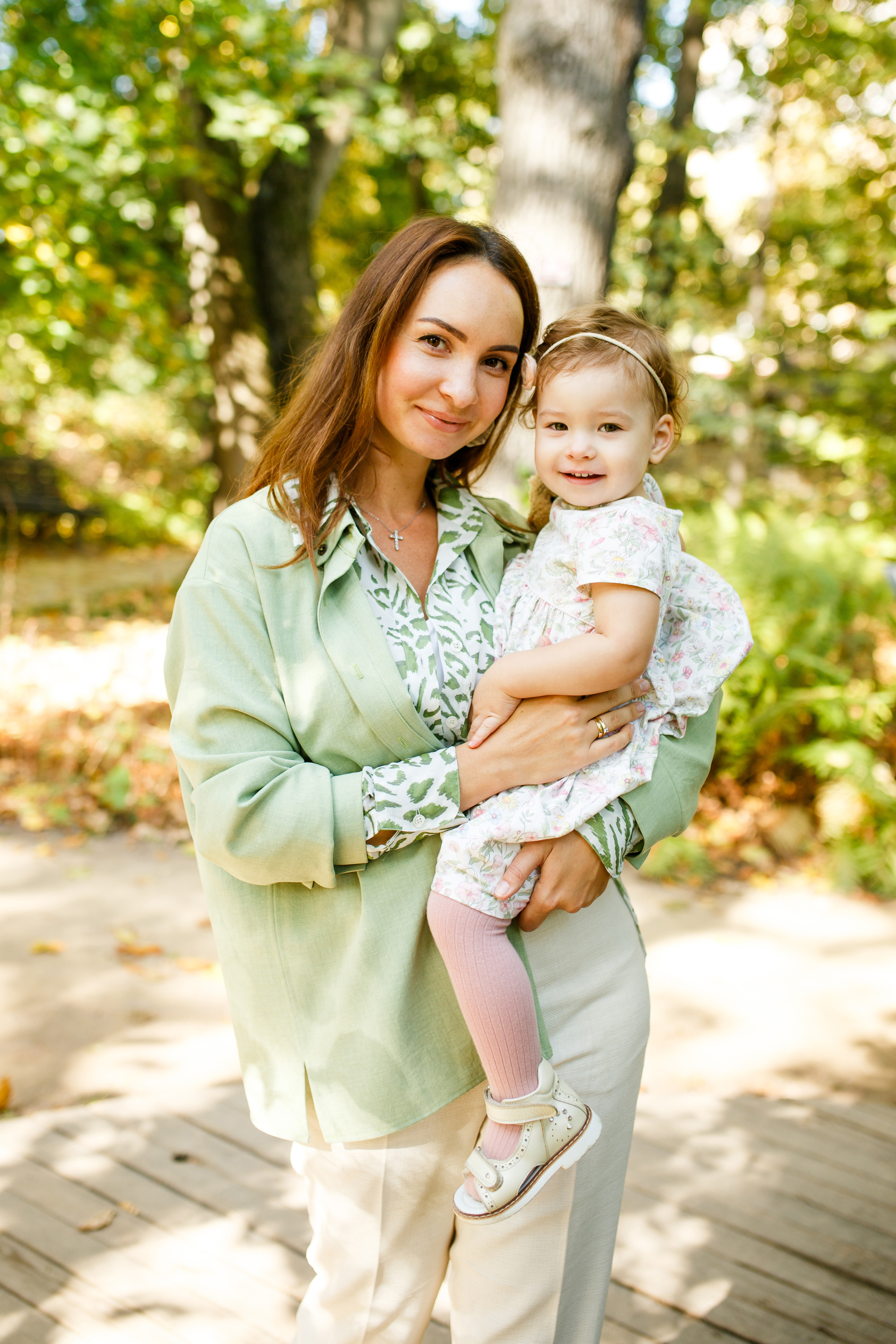 Фото прогулка Алла Даниэль и Николь в «Аптекарском огороде». Фотограф Иван Недорез