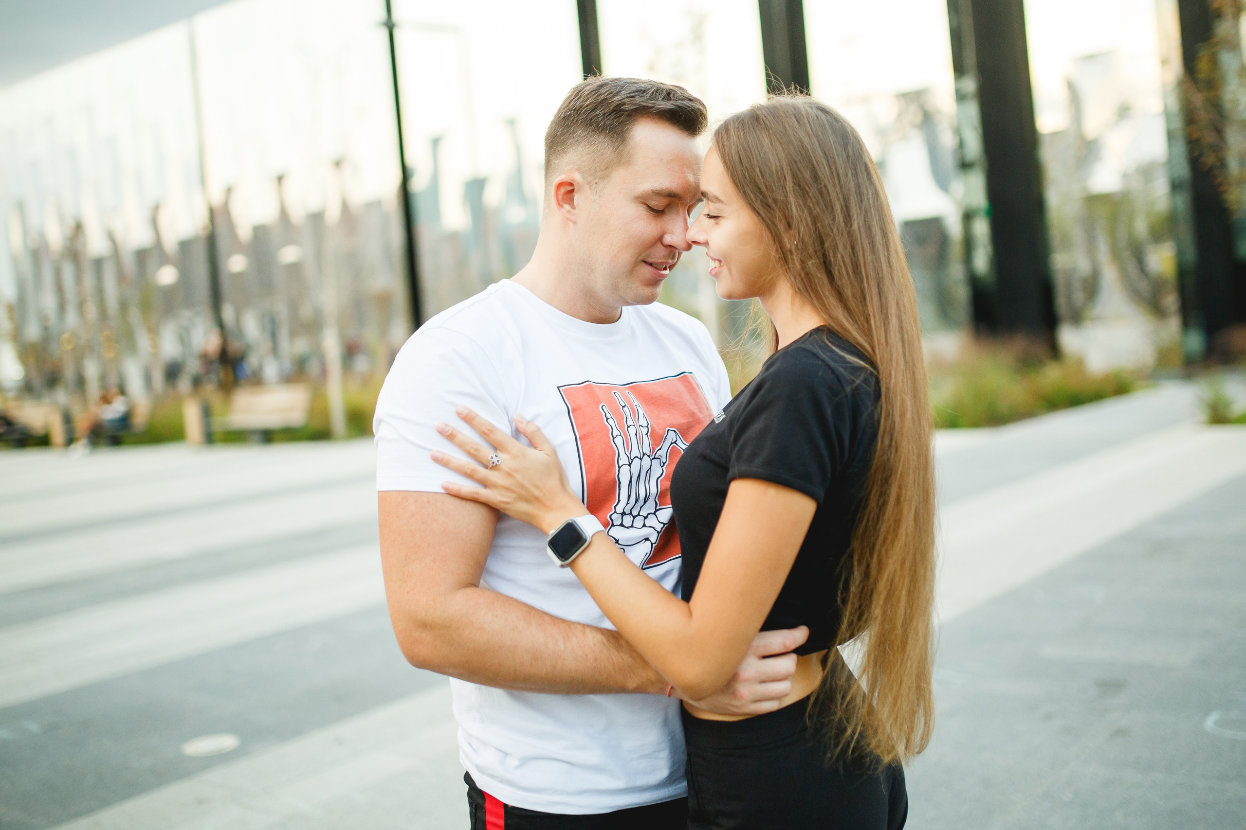 Love-Story Александра и Павел съемка на Ходынском Поле. Фотограф Иван Недорез