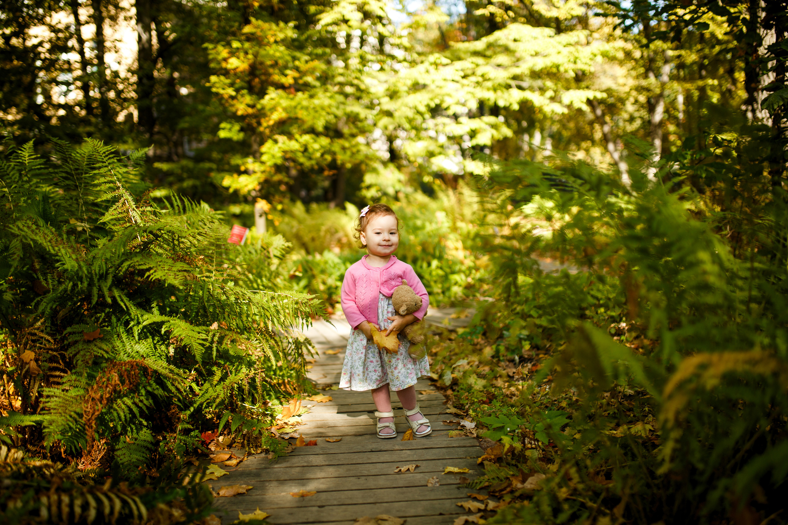 Фото прогулка Алла Даниэль и Николь в «Аптекарском огороде». Фотограф Иван Недорез