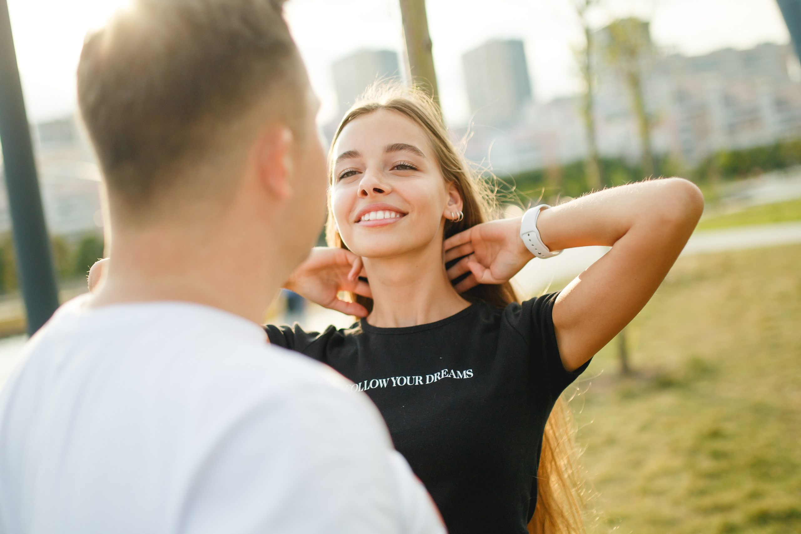 Love-Story Александра и Павел съемка на Ходынском Поле. Фотограф Иван Недорез