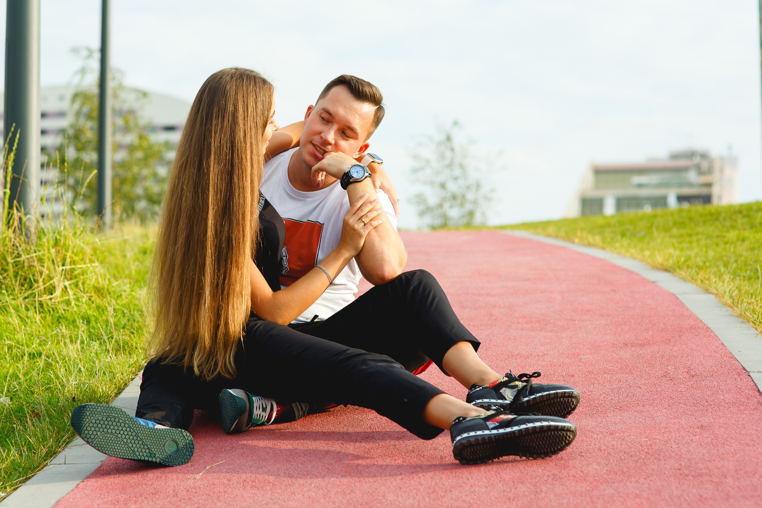 Love-Story Александра и Павел съемка на Ходынском Поле. Фотограф Иван Недорез