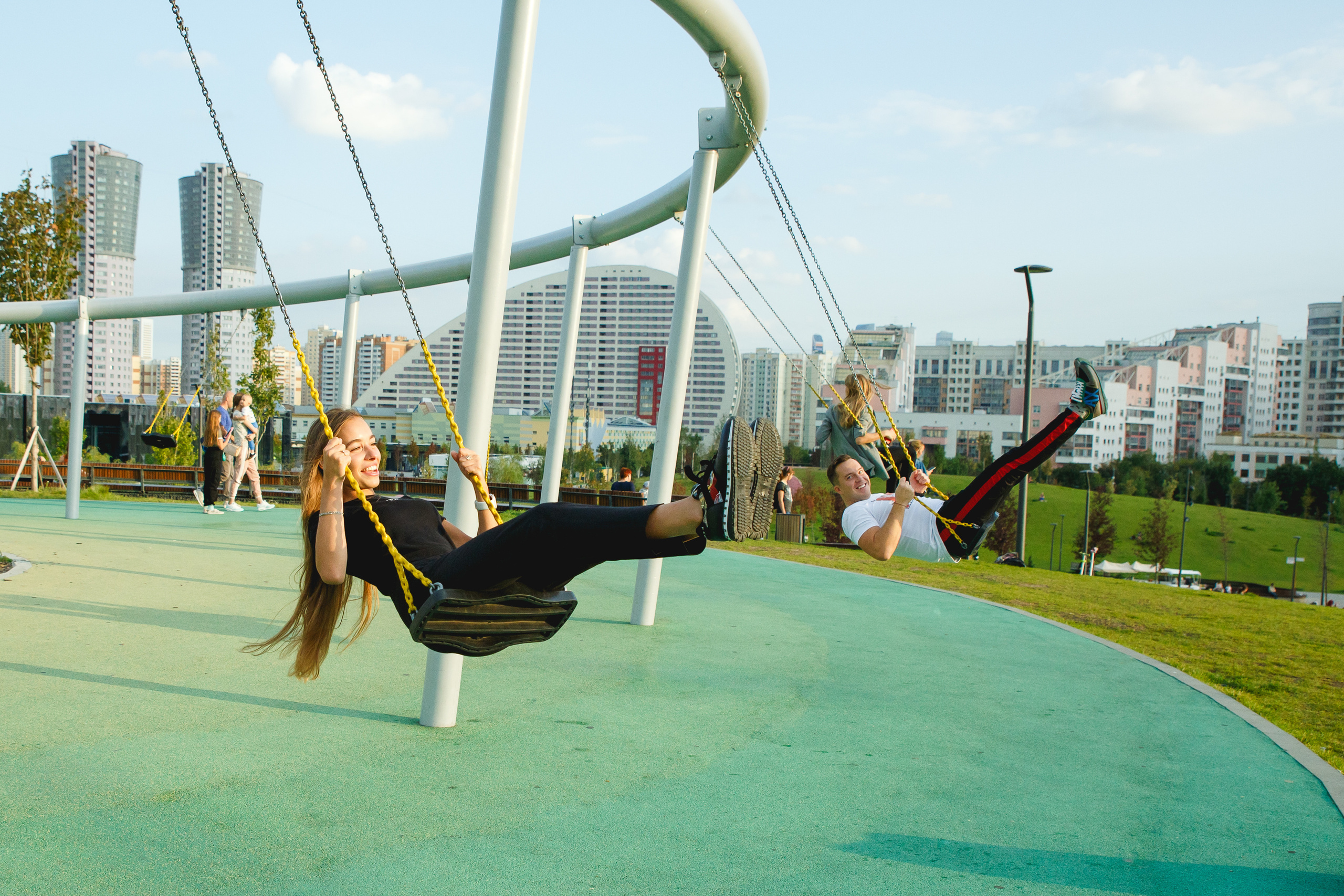 Love-Story Александра и Павел съемка на Ходынском Поле. Фотограф Иван Недорез