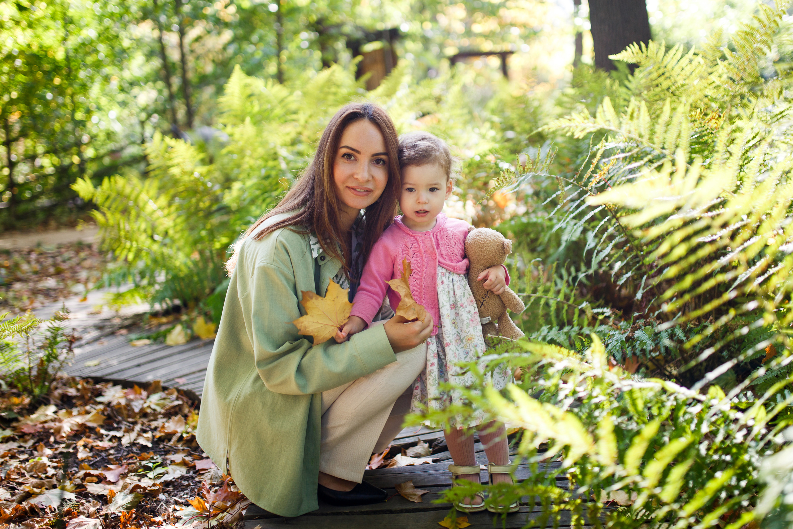 Фото прогулка Алла Даниэль и Николь в «Аптекарском огороде». Фотограф Иван Недорез