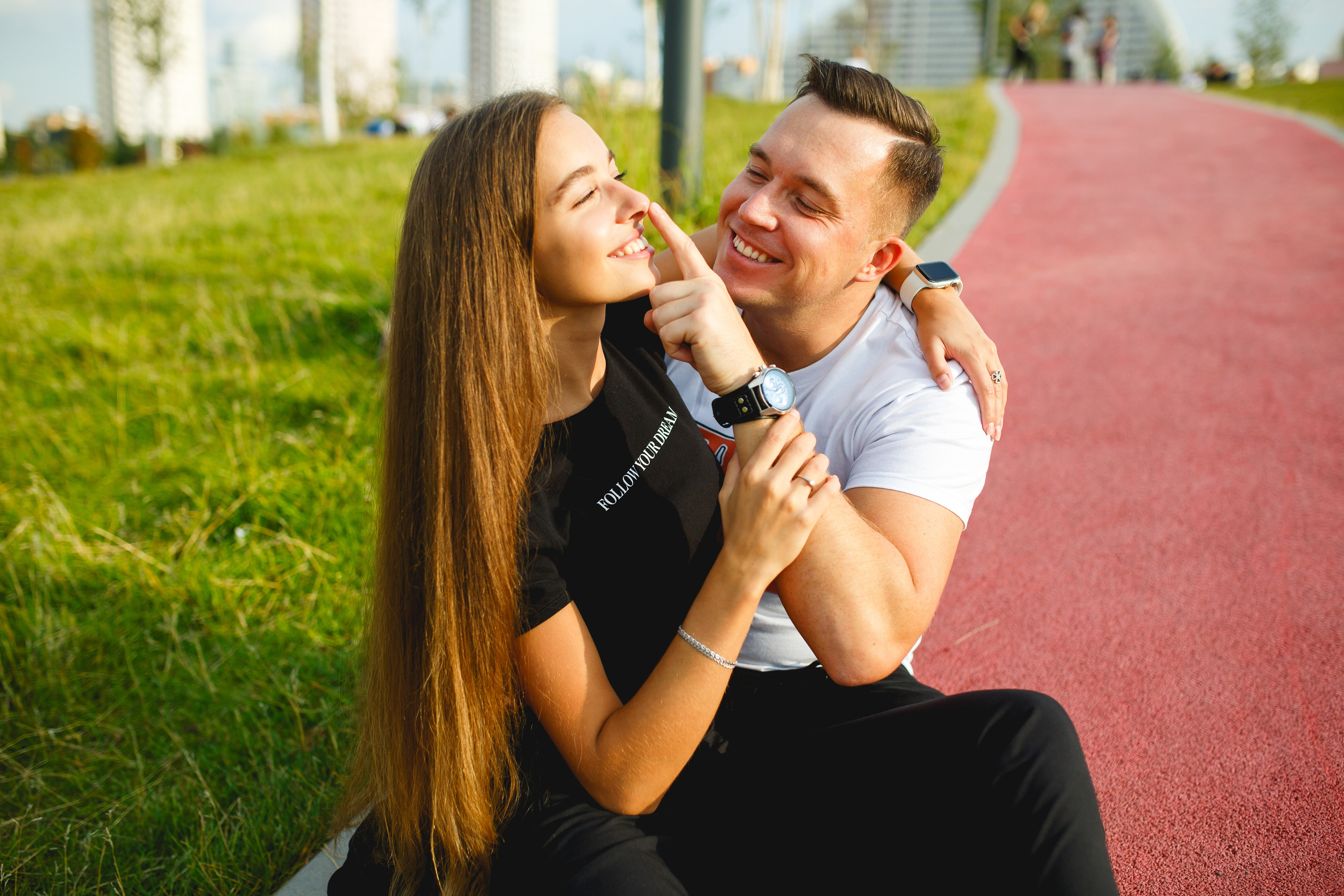 Love-Story Александра и Павел съемка на Ходынском Поле. Фотограф Иван Недорез