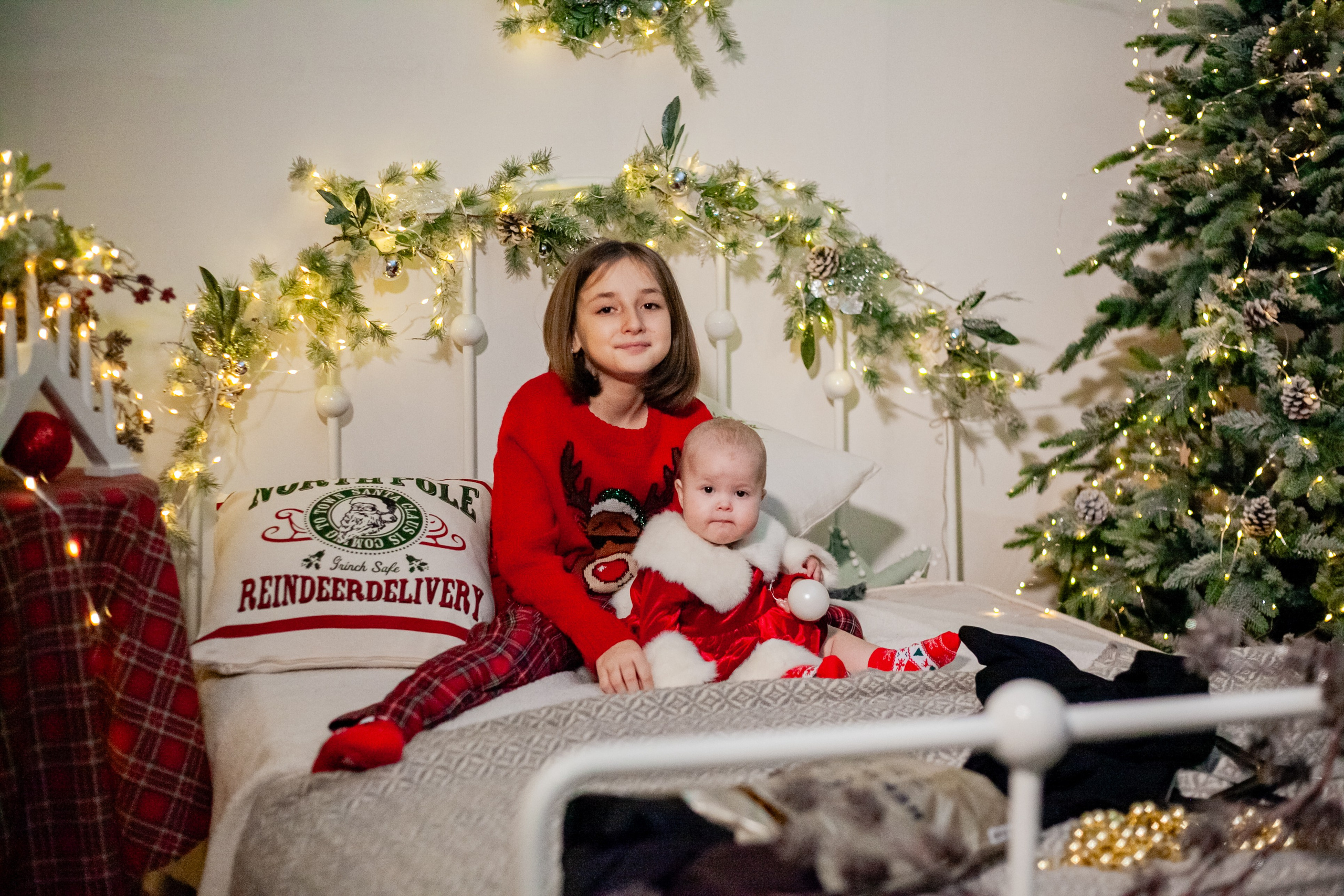 Ульяна и ее семья новый год 2024. Свадебный и семейный фотограф в Армавире