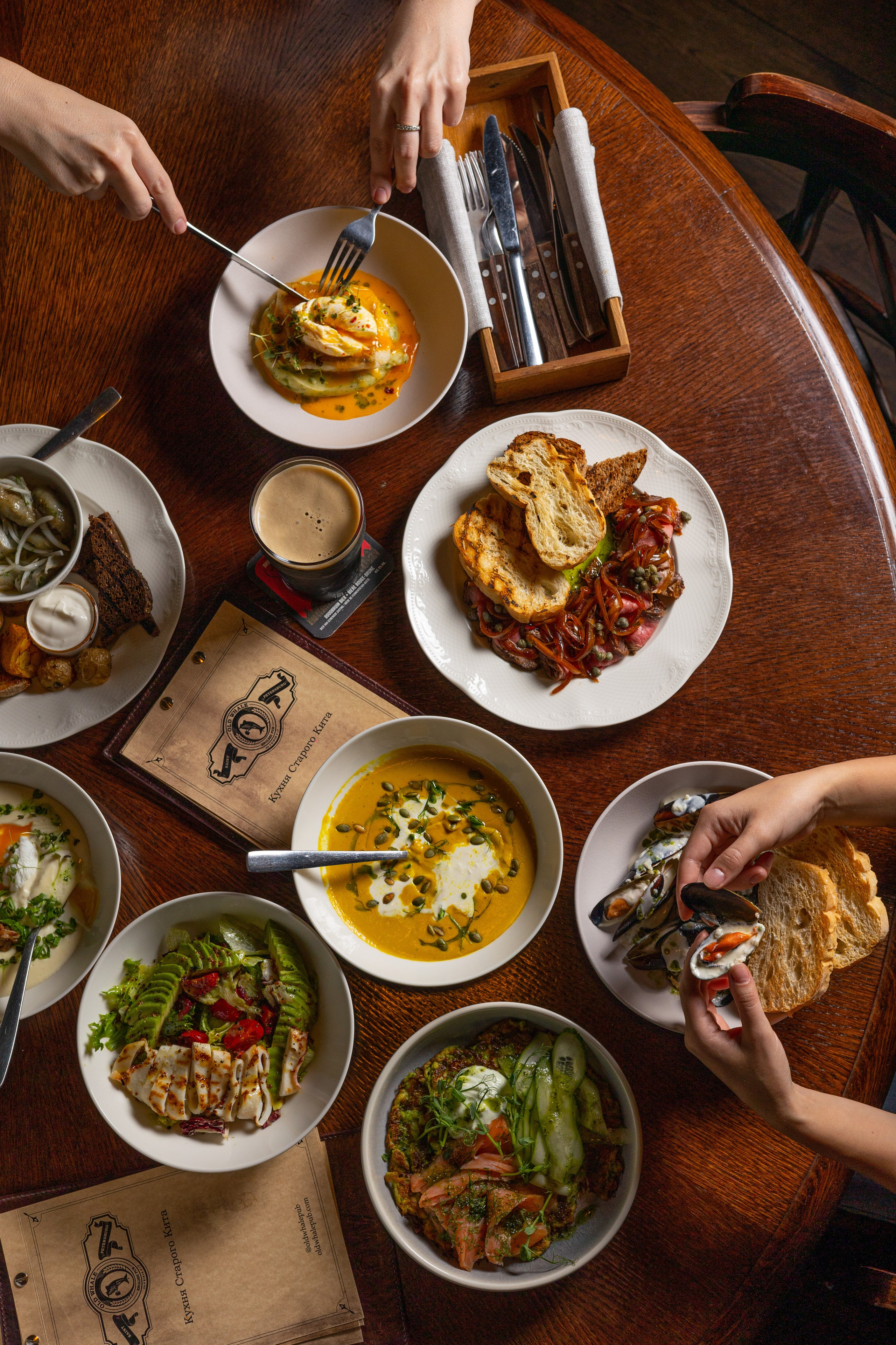 Old Whale Pub. Фуд-фотограф и видеограф из Петербурга