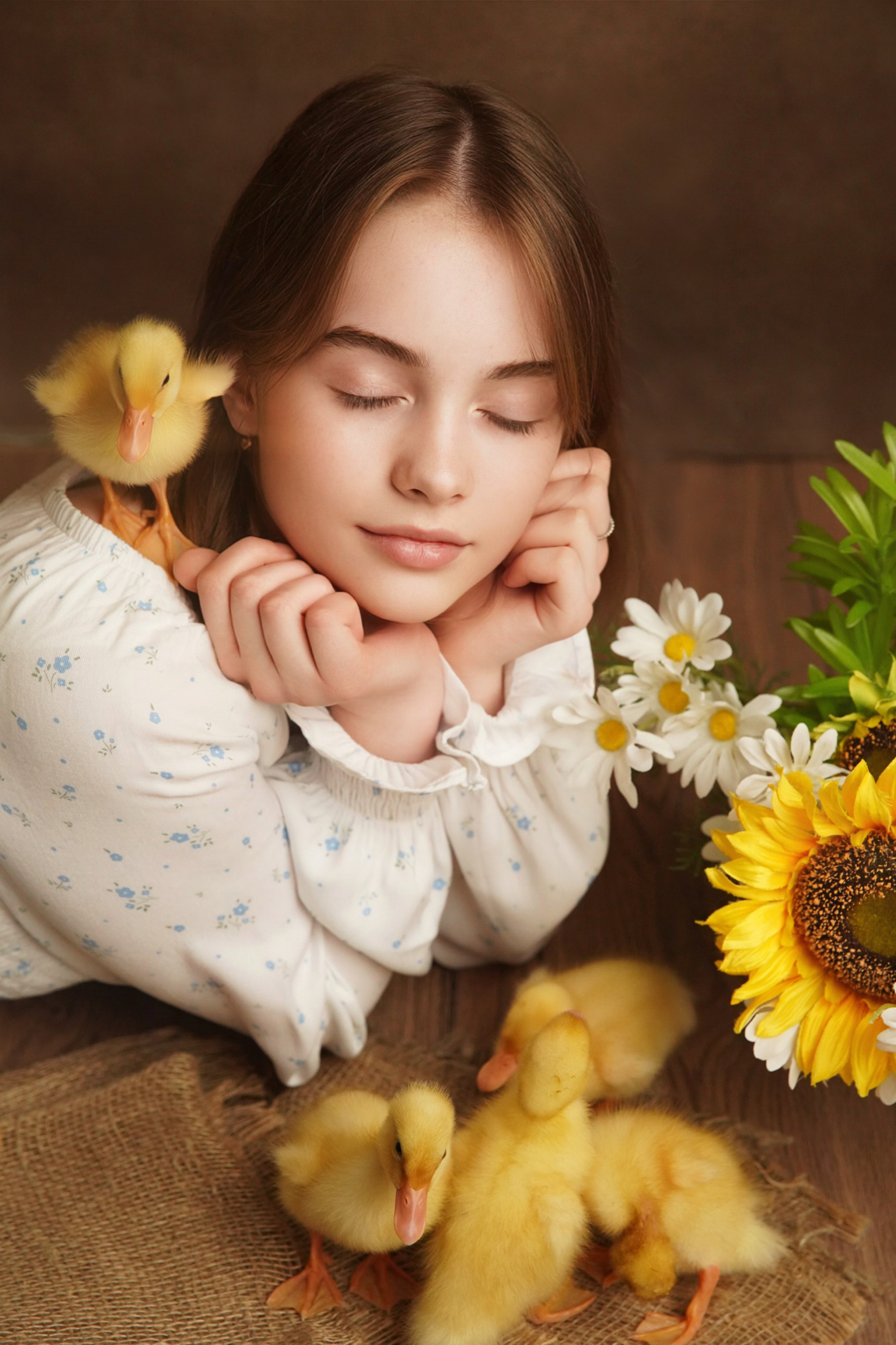 Утята. Фотограф новорожденных. Семейный и детский фотограф в городе Сургуте