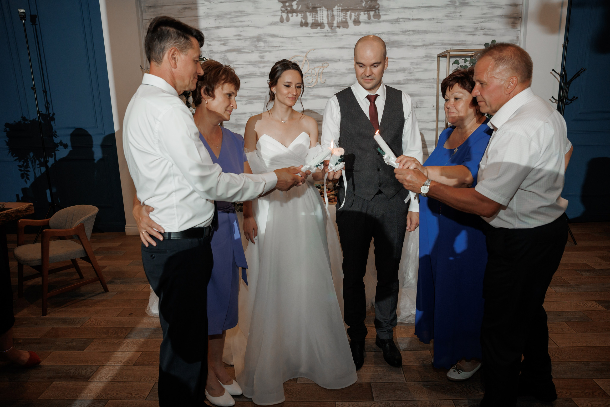 Полина и Дмитрий, загородный клуб «Барин», ЗАГС в г. Пушкино. Свадебный и репортажный фотограф (Москва, Королев и другие)