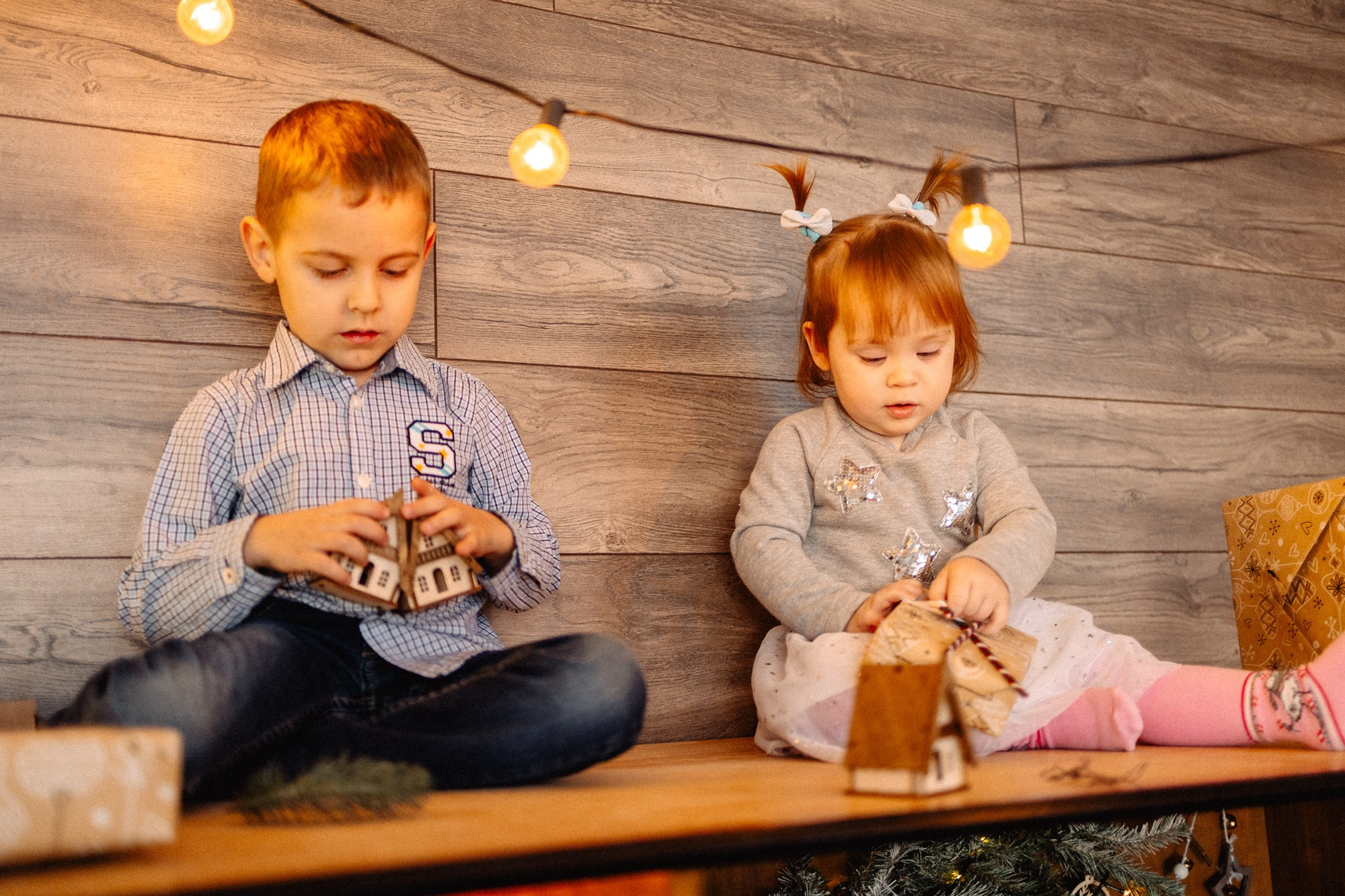 Новогодняя в студии. Семейный фотограф в Дзержинске Наталья Лаэтина