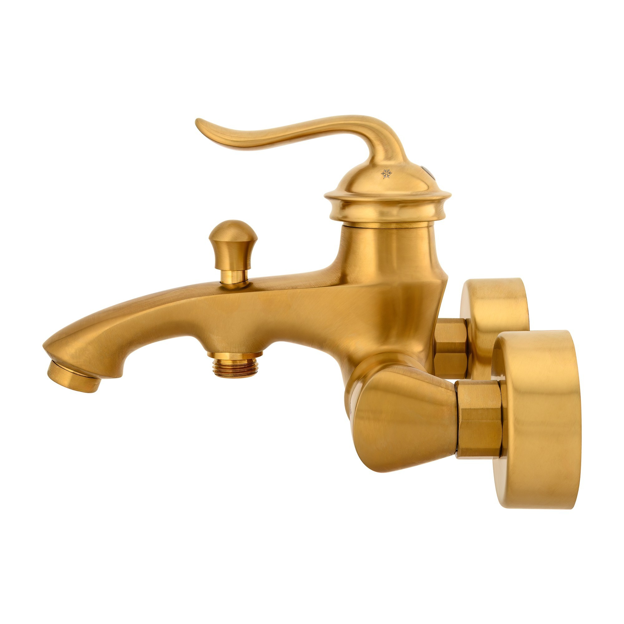 Смеситель для ванны в цвете "матовое золото"