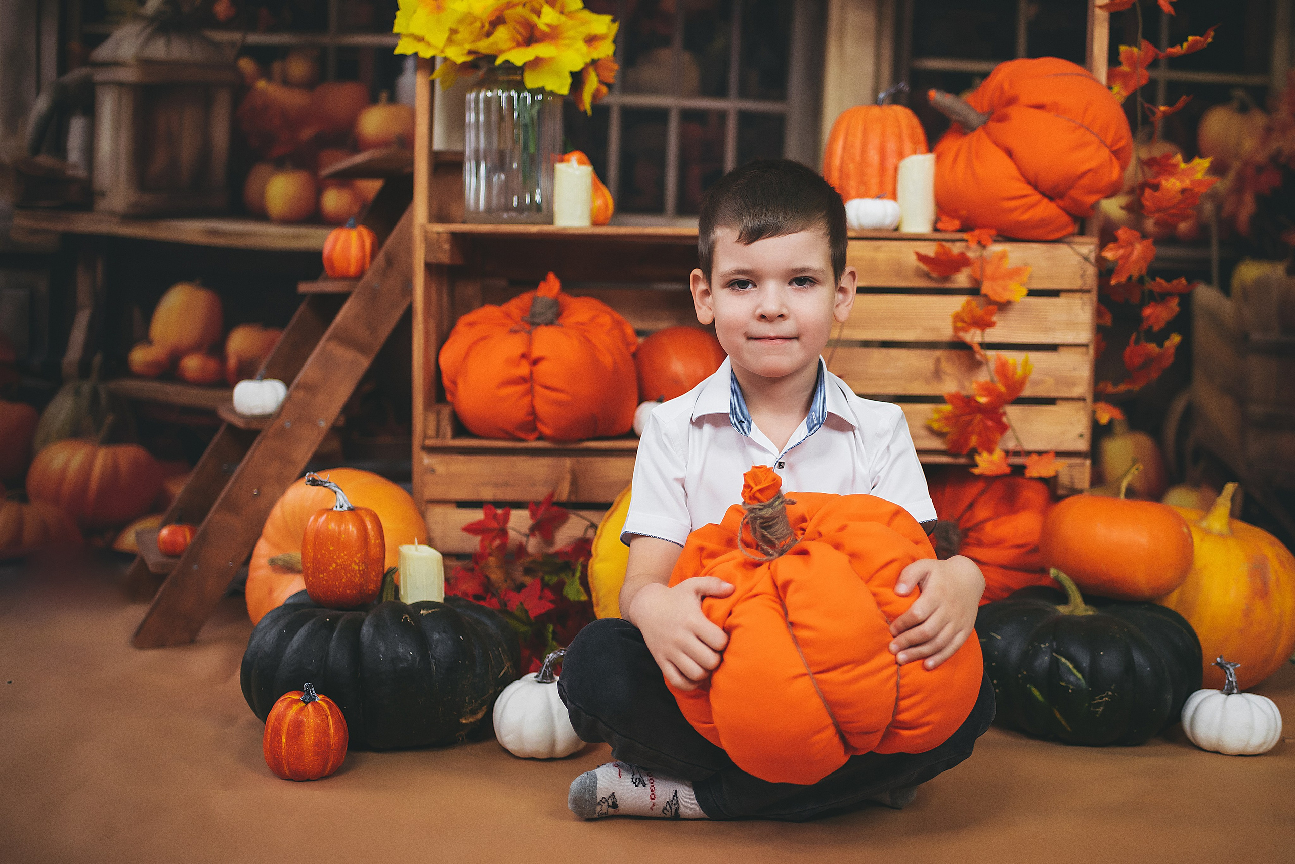 ПРОЕКТ осенний «Тыковки». Семейный и детский фотограф в Тейково