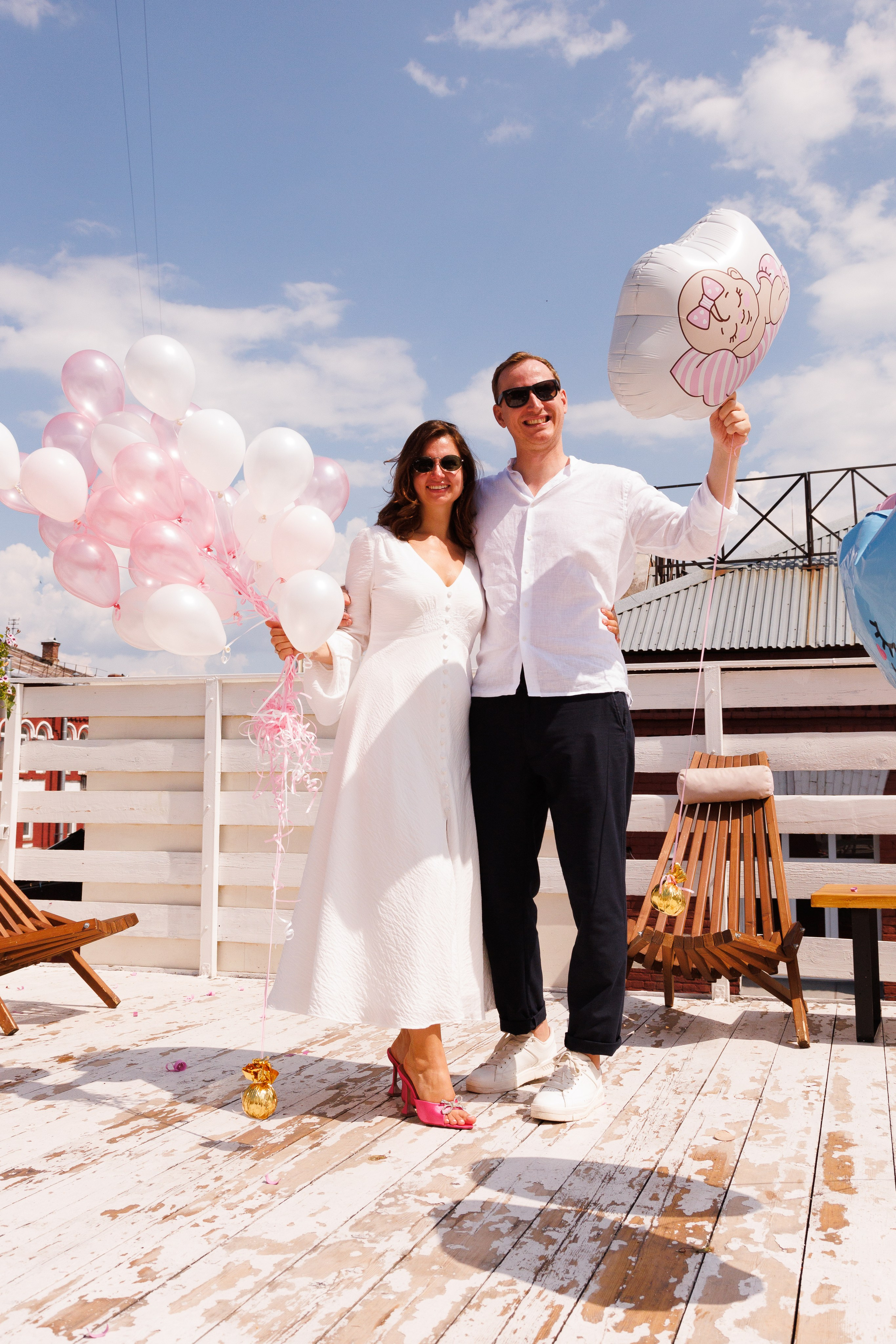 Гендер пати Артем и Марина. Анастасия, Фотограф женского портрета и беременности в стиле vogue