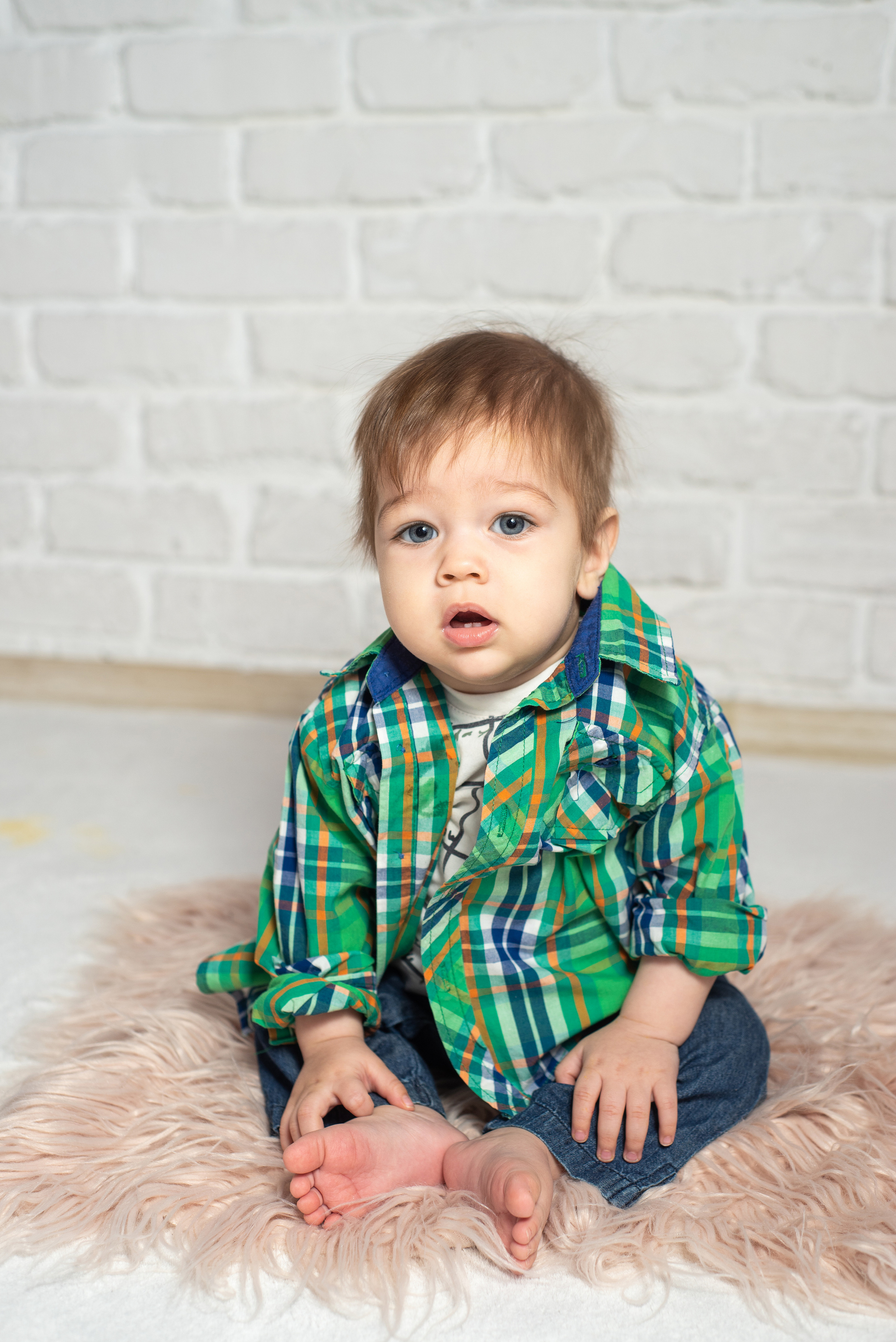 Съемка малышей 6-8 месяцев. Фотограф новорожденных, семейный детский в Тюмени Татьяна Морозова