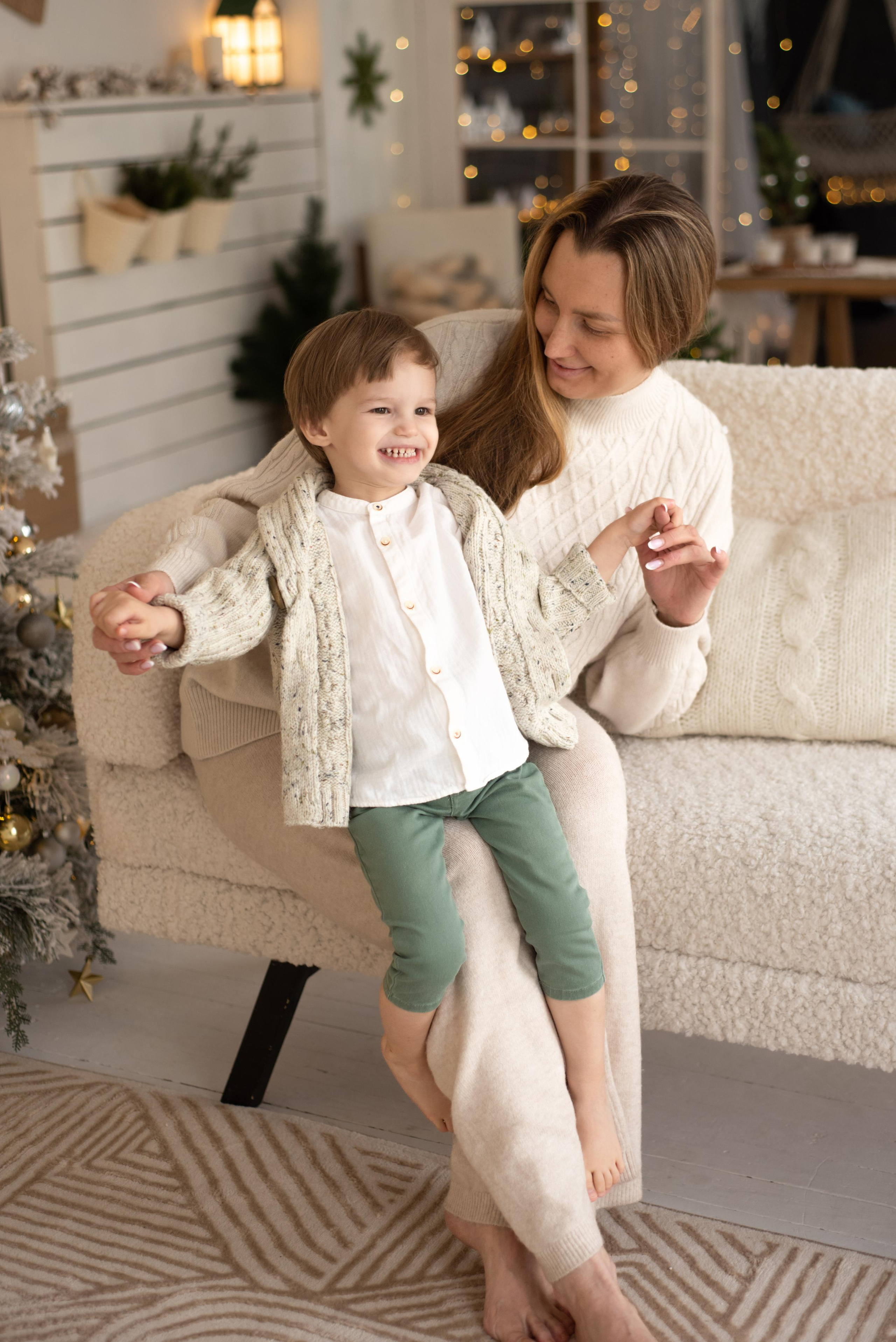 Новогодние съемки в фотостудии Рояль. Даня и Катя. Фотограф новорожденных, семейный детский в Тюмени Татьяна Морозова