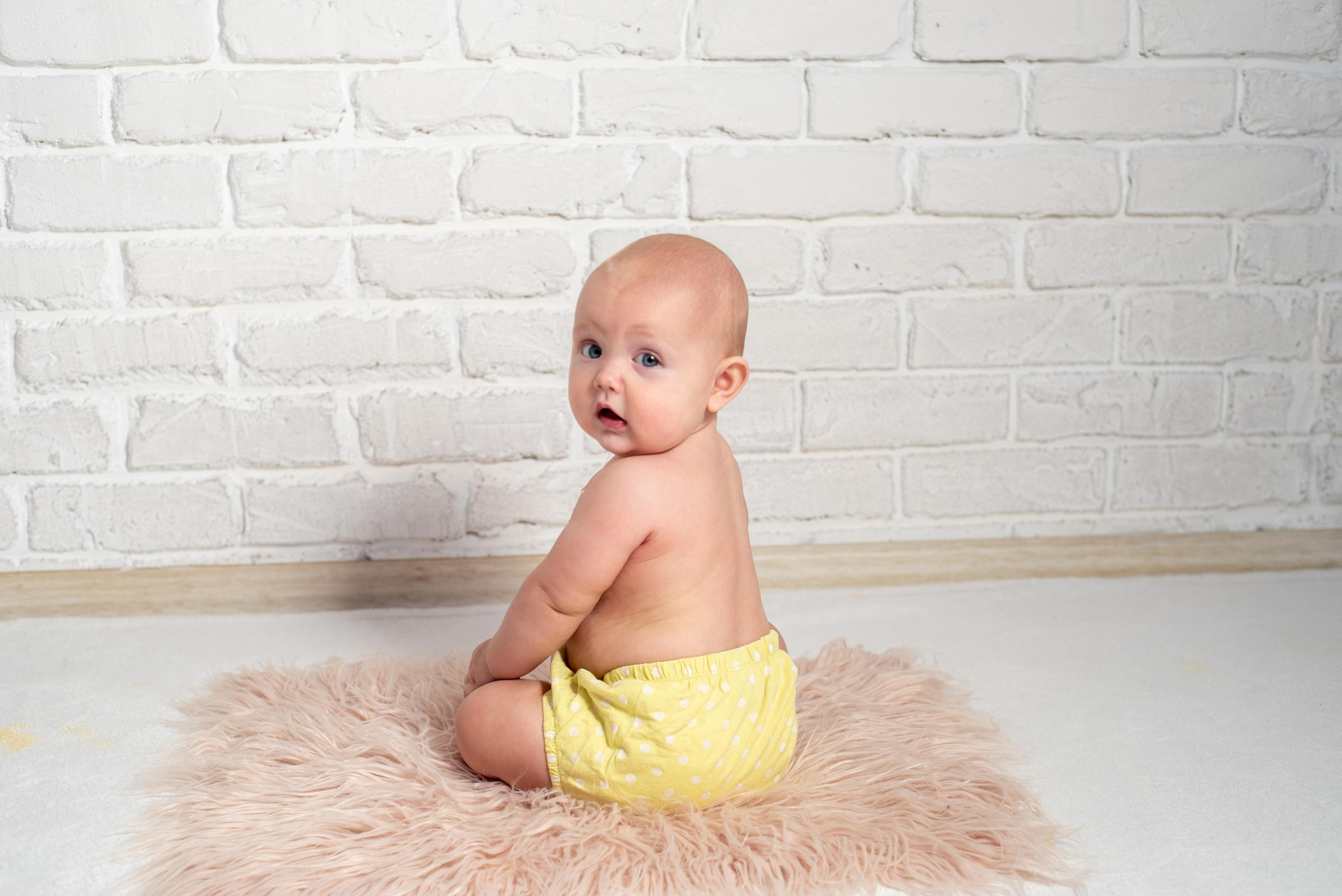 Съемка малышей 6-8 месяцев. Фотограф новорожденных, семейный детский в Тюмени Татьяна Морозова