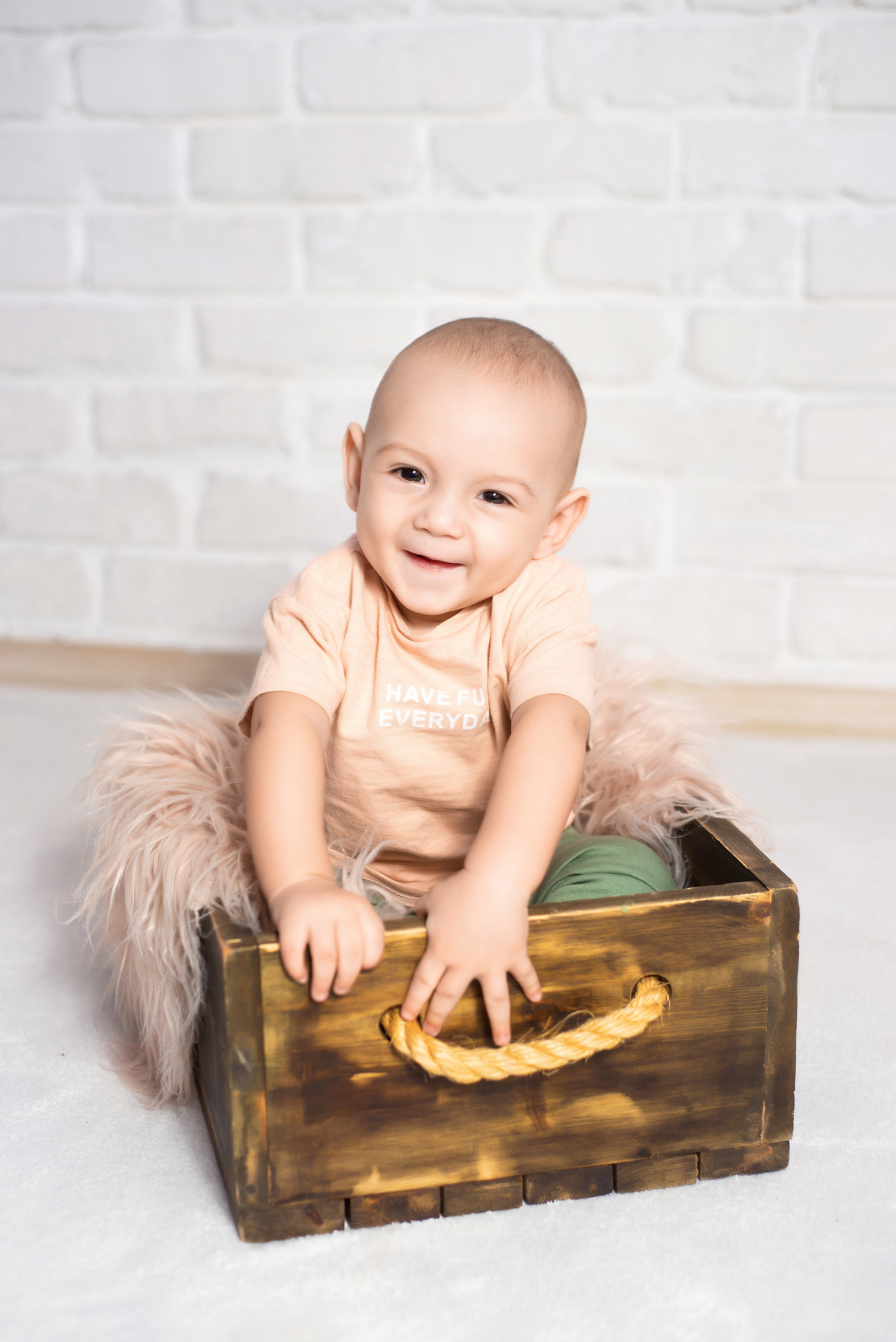 Съемка малышей 6-8 месяцев. Фотограф новорожденных, семейный детский в Тюмени Татьяна Морозова