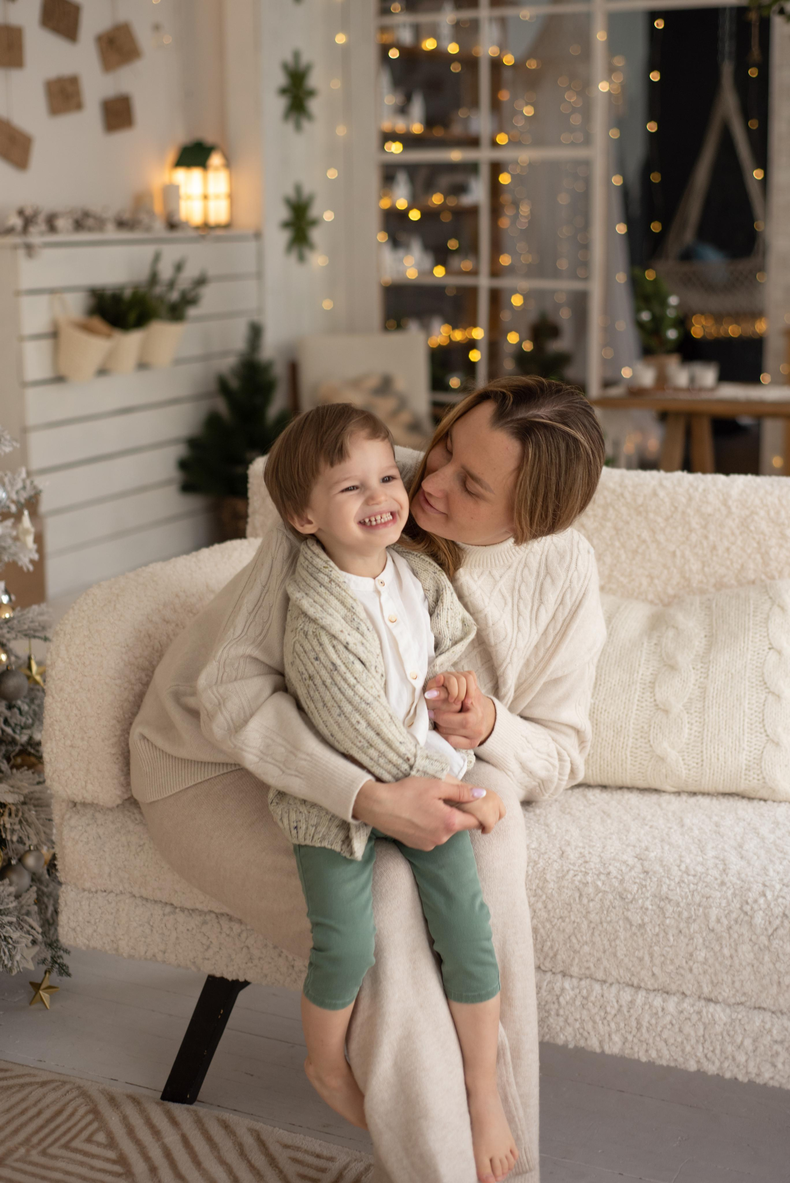 Новогодние съемки в фотостудии Рояль. Даня и Катя. Фотограф новорожденных, семейный детский в Тюмени Татьяна Морозова