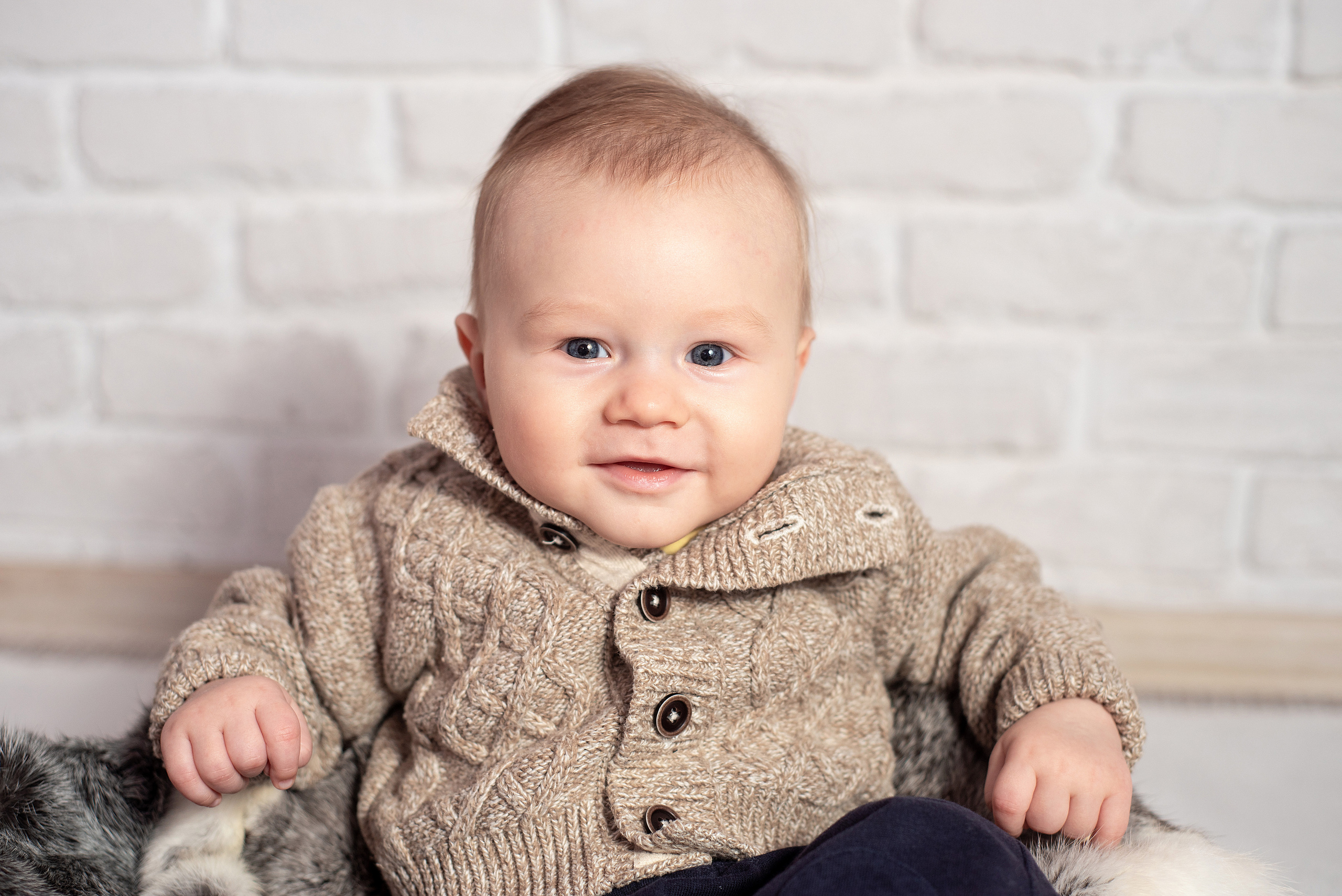 Съемка малышей 6-8 месяцев. Фотограф новорожденных, семейный детский в Тюмени Татьяна Морозова