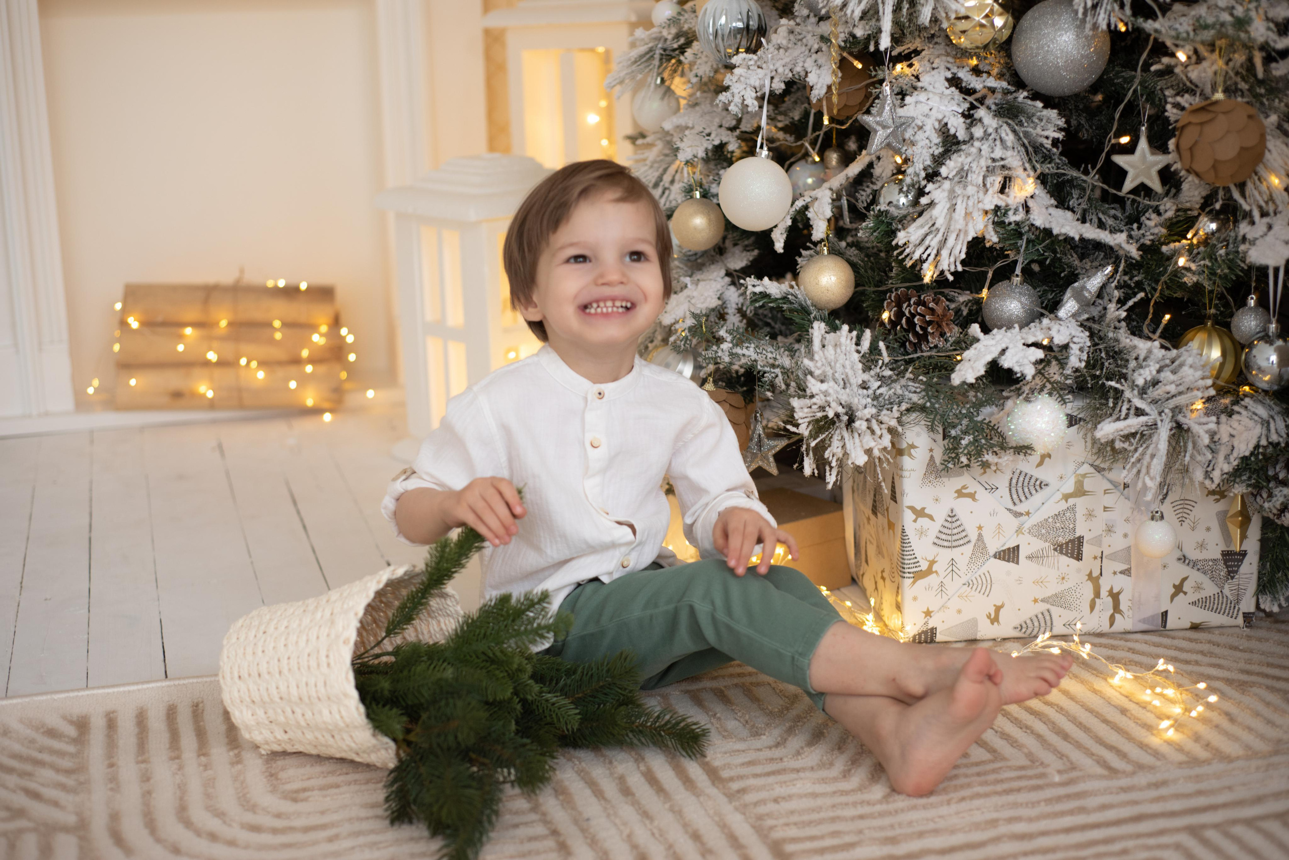 Новогодние съемки в фотостудии Рояль. Даня и Катя. Фотограф новорожденных, семейный детский в Тюмени Татьяна Морозова