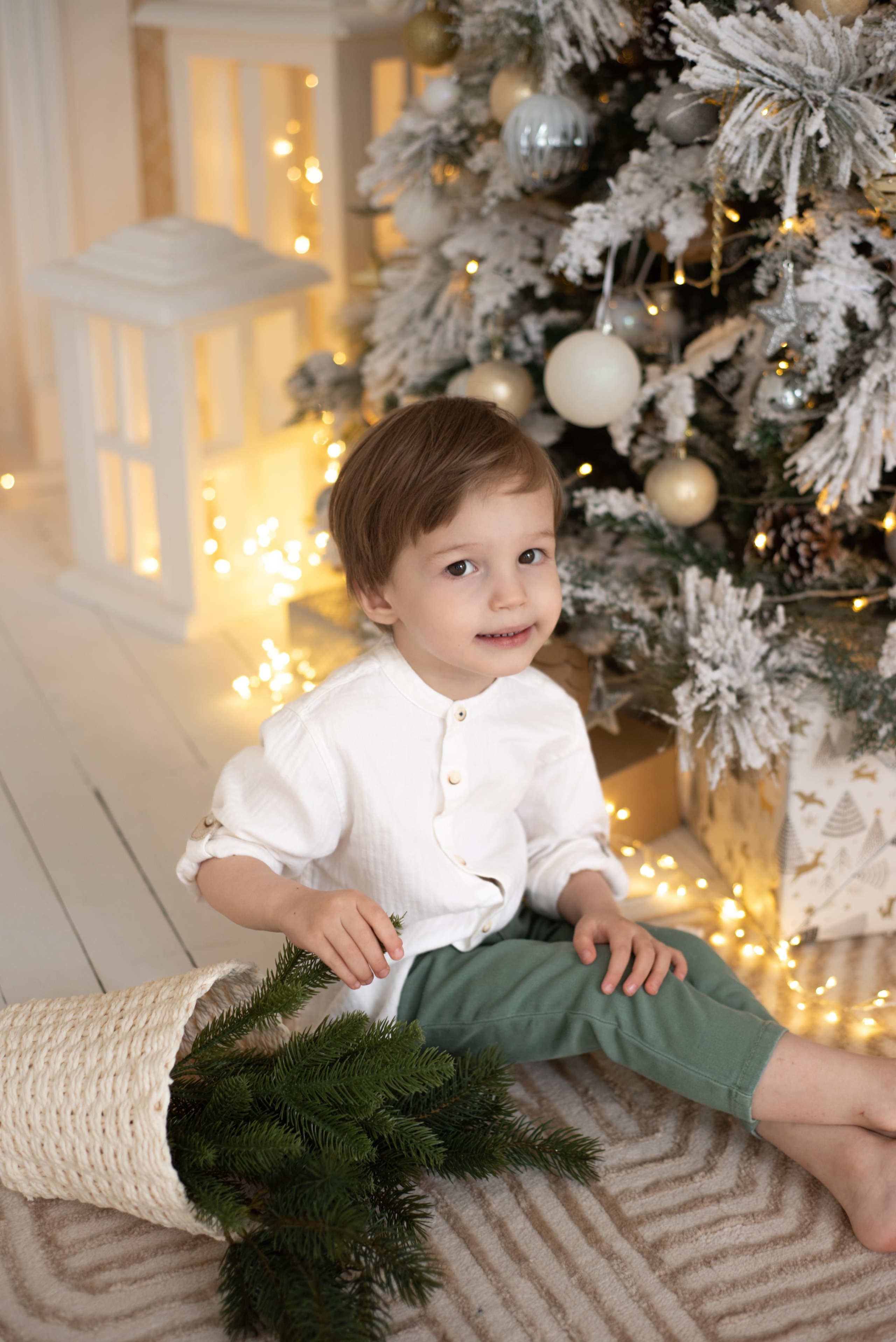 Новогодние съемки в фотостудии Рояль. Даня и Катя. Фотограф новорожденных, семейный детский в Тюмени Татьяна Морозова