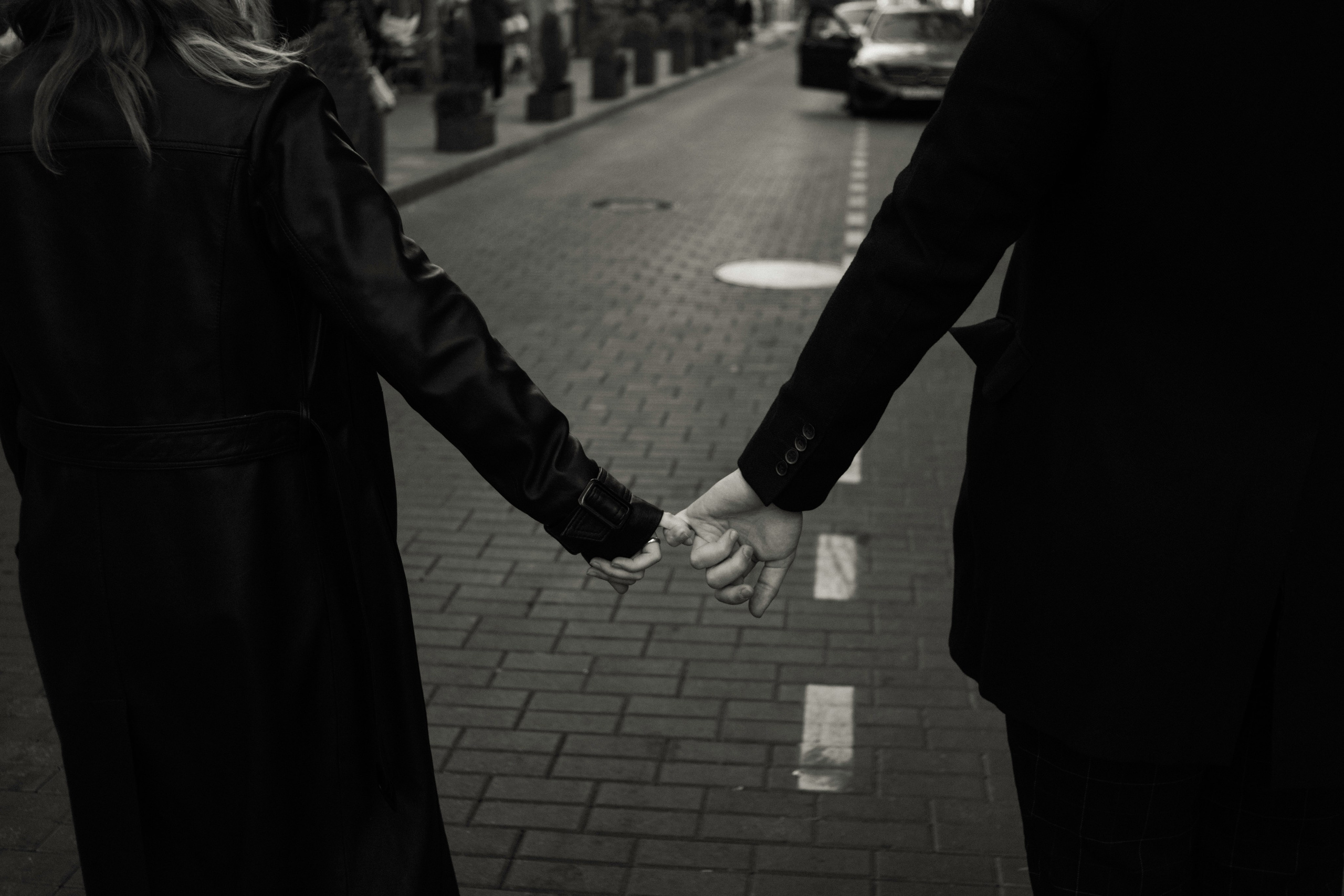 Фотосъёмка влюбленных в осеннем городе